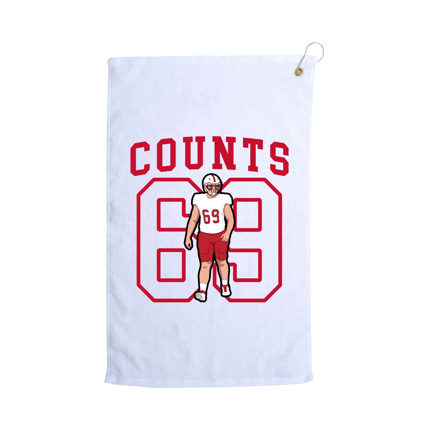 Golf Towel — Shirsey in White