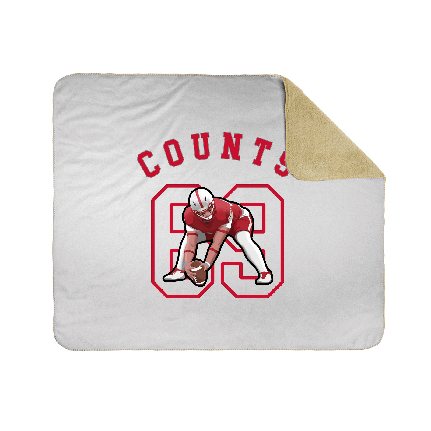 50x60 Sherpa Lined Throw Blanket