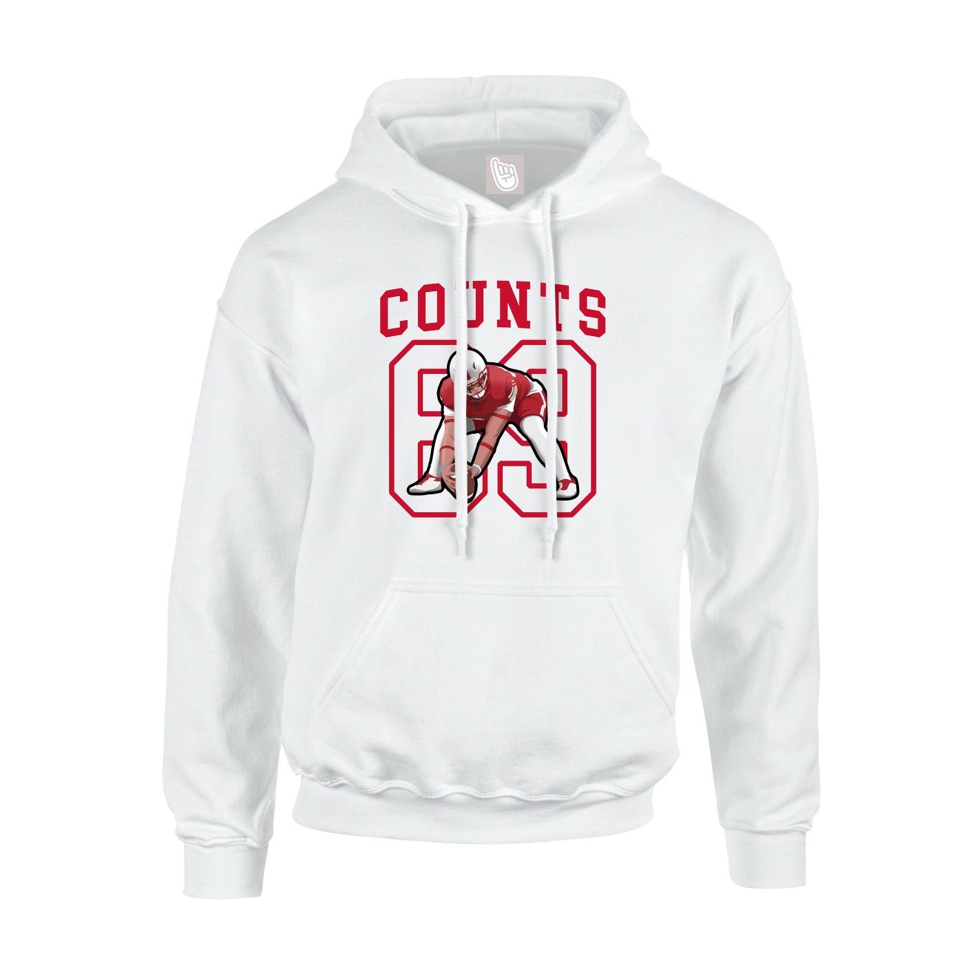 Hoodie — Shirsey in White