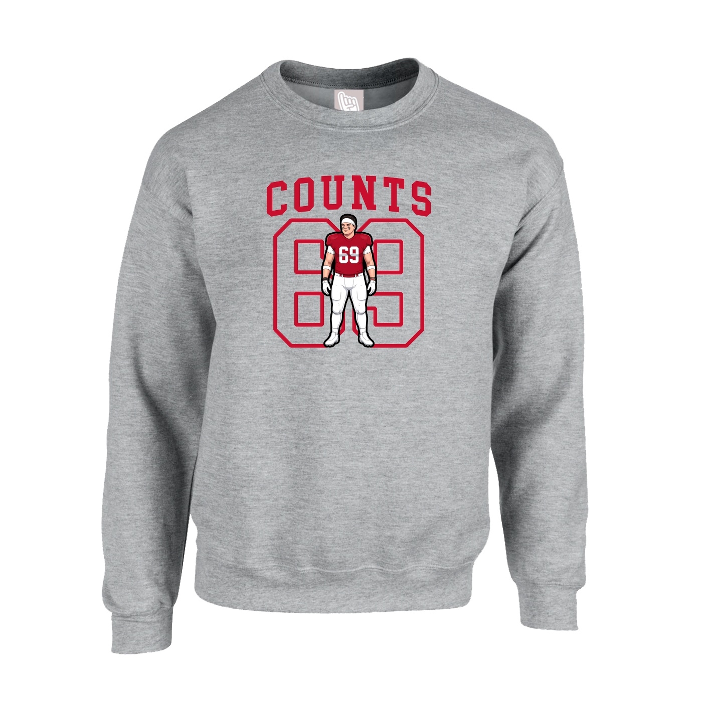 Fleece Crew — Shirsey in Grey