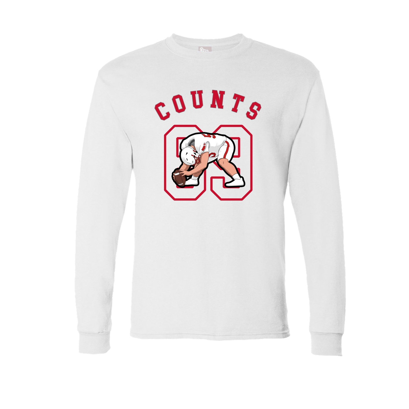 Long Sleeve Tee — Shirsey Arch in White