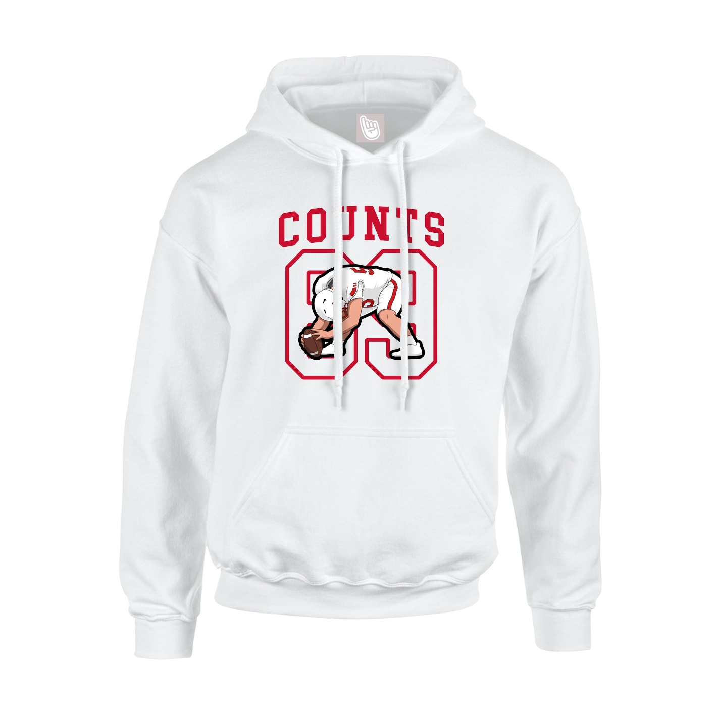Hoodie — Shirsey in White