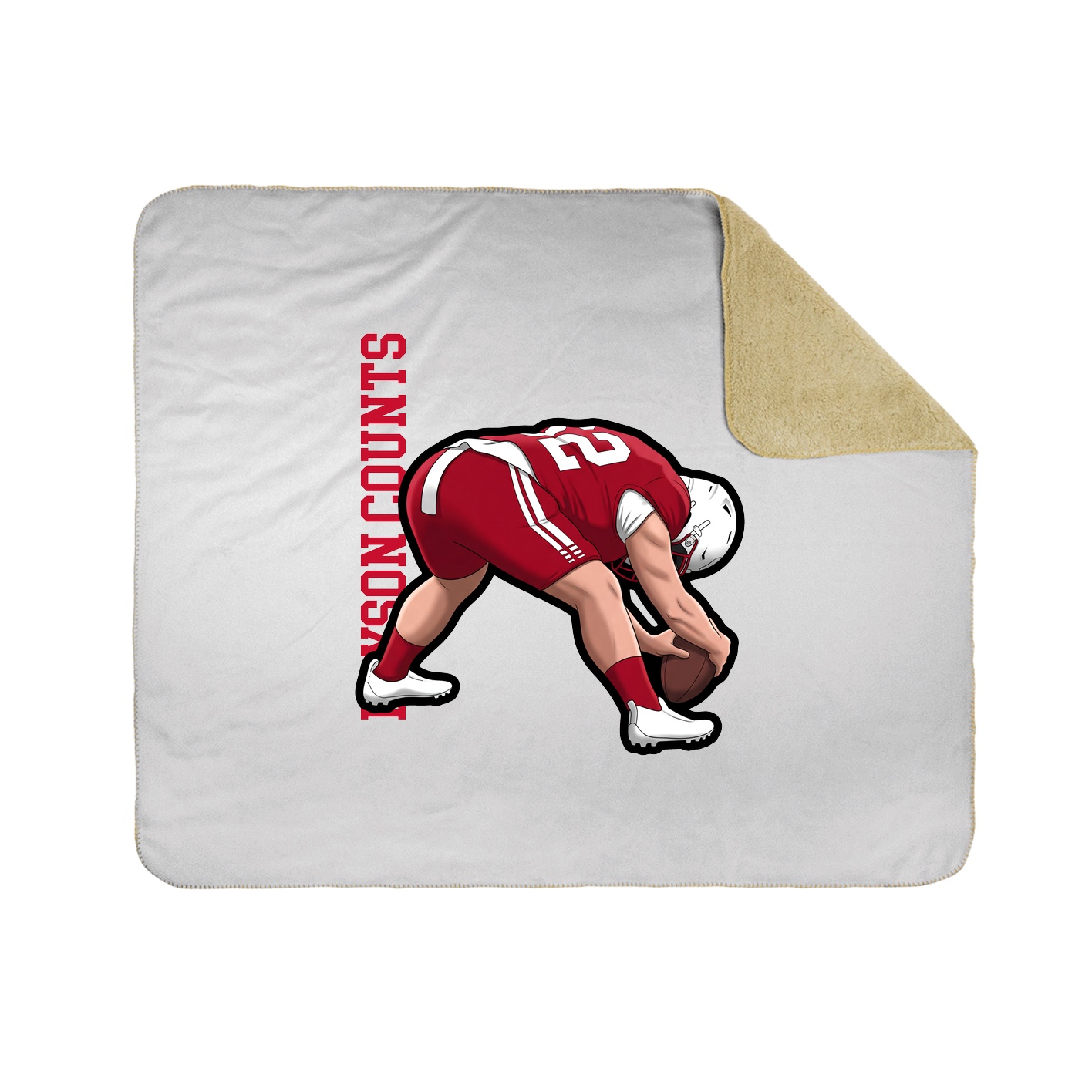 50x60 Sherpa Lined Throw Blanket