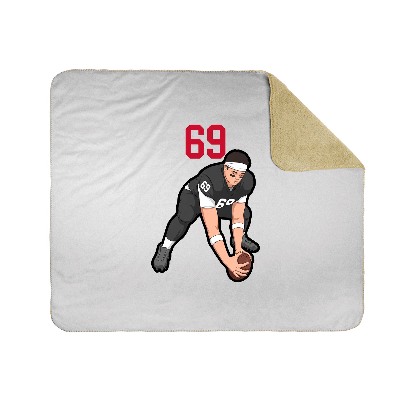 50x60 Sherpa Lined Throw Blanket