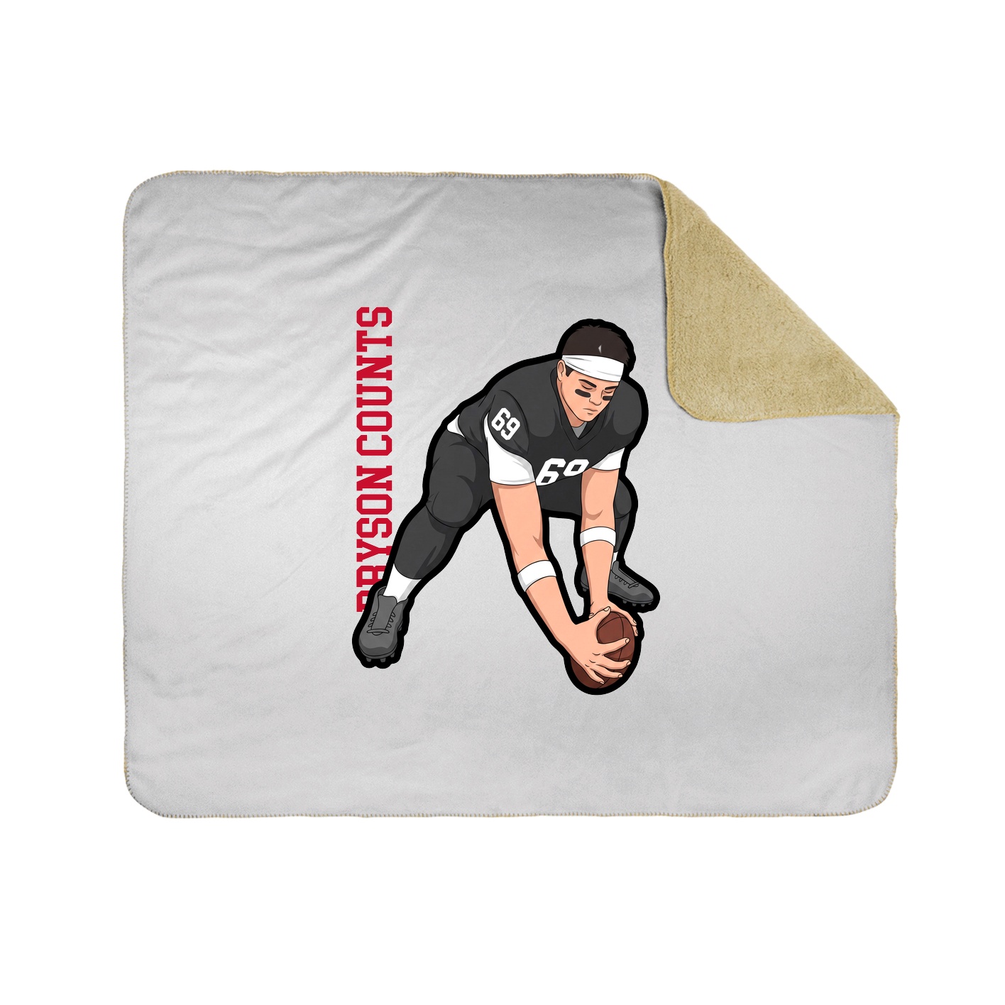 50x60 Sherpa Lined Throw Blanket