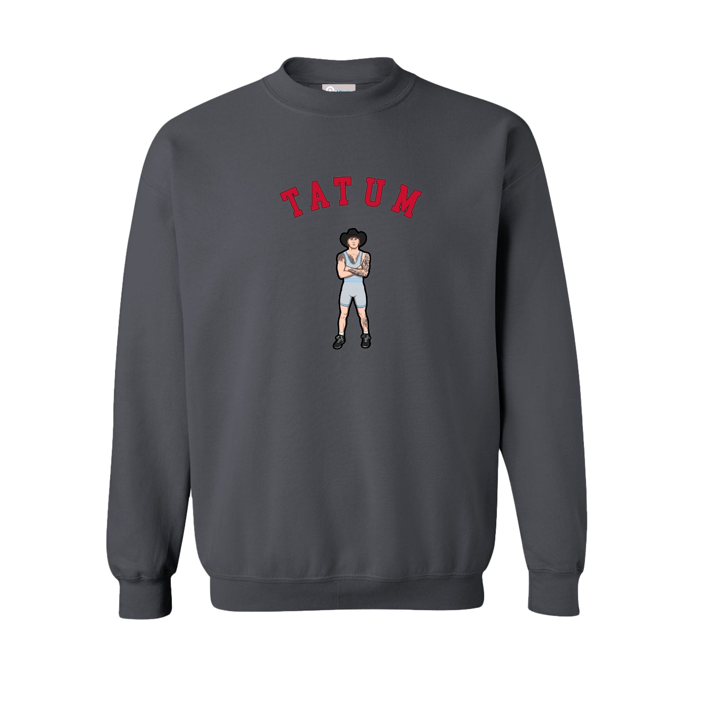 Fleece Crew — Shirsey Arch in Grey