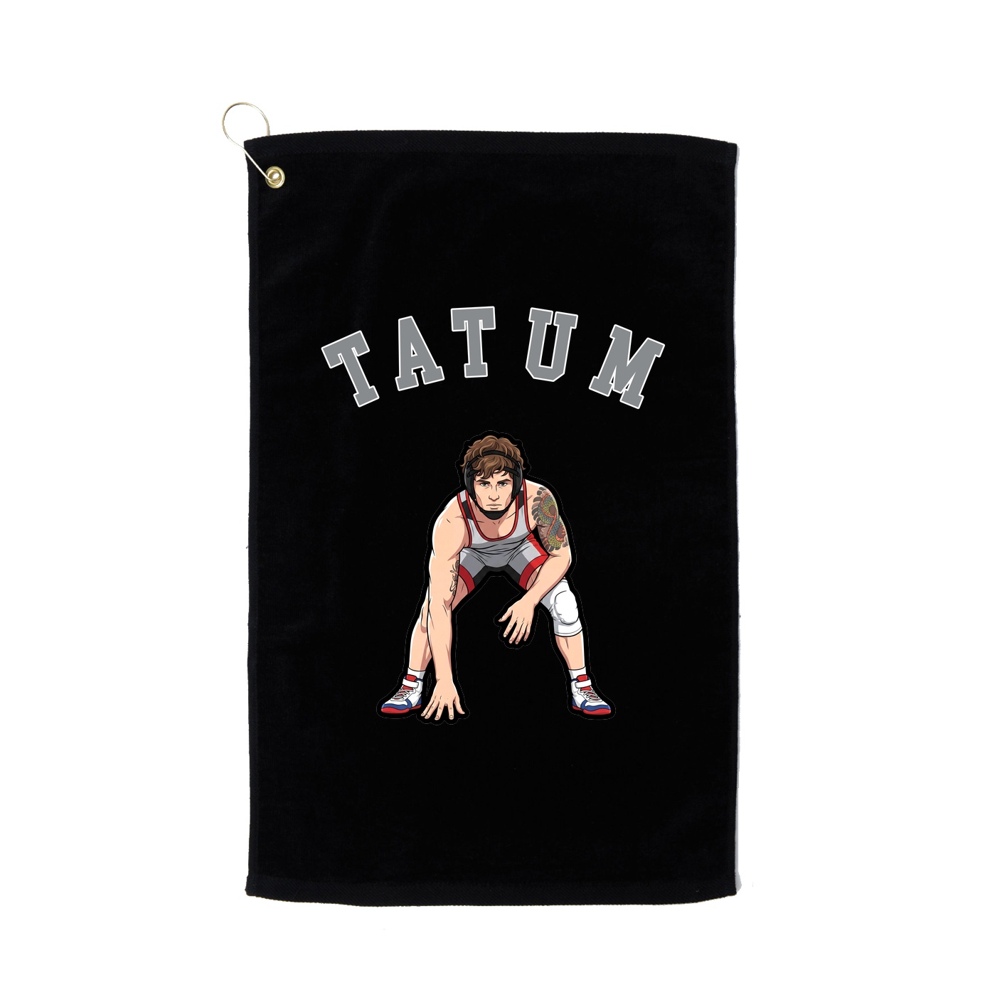 Golf Towel — Shirsey Arch in Black