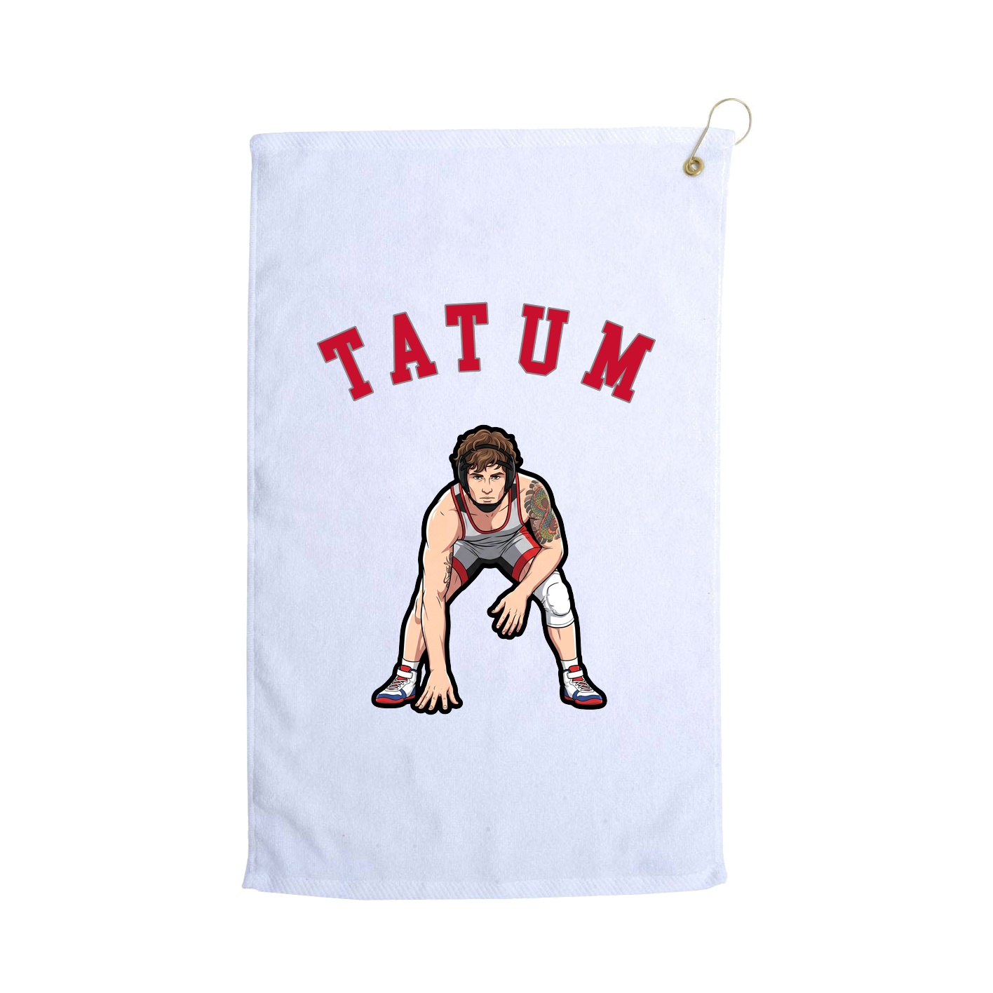 Golf Towel — Shirsey Arch in White