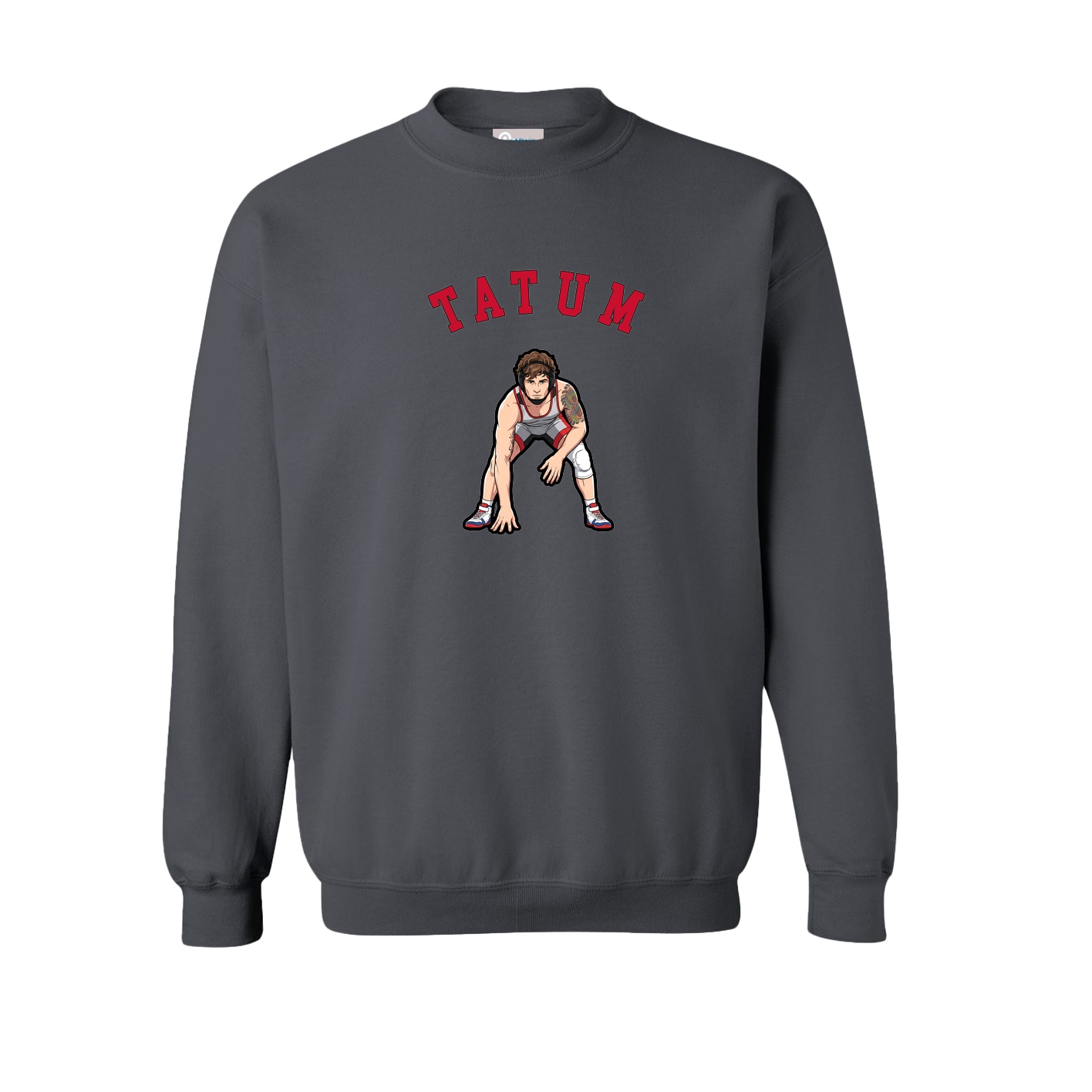 Fleece Crew — Shirsey Arch in Grey