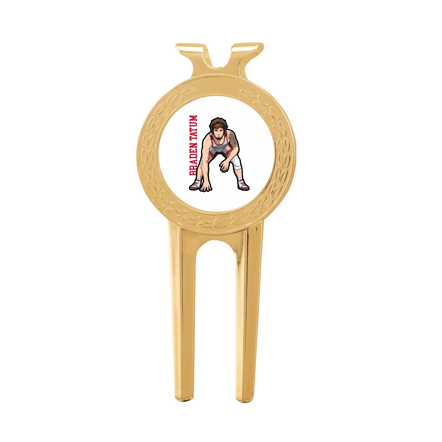 Divot Tool with Ball Marker — Name Vertical in Classic