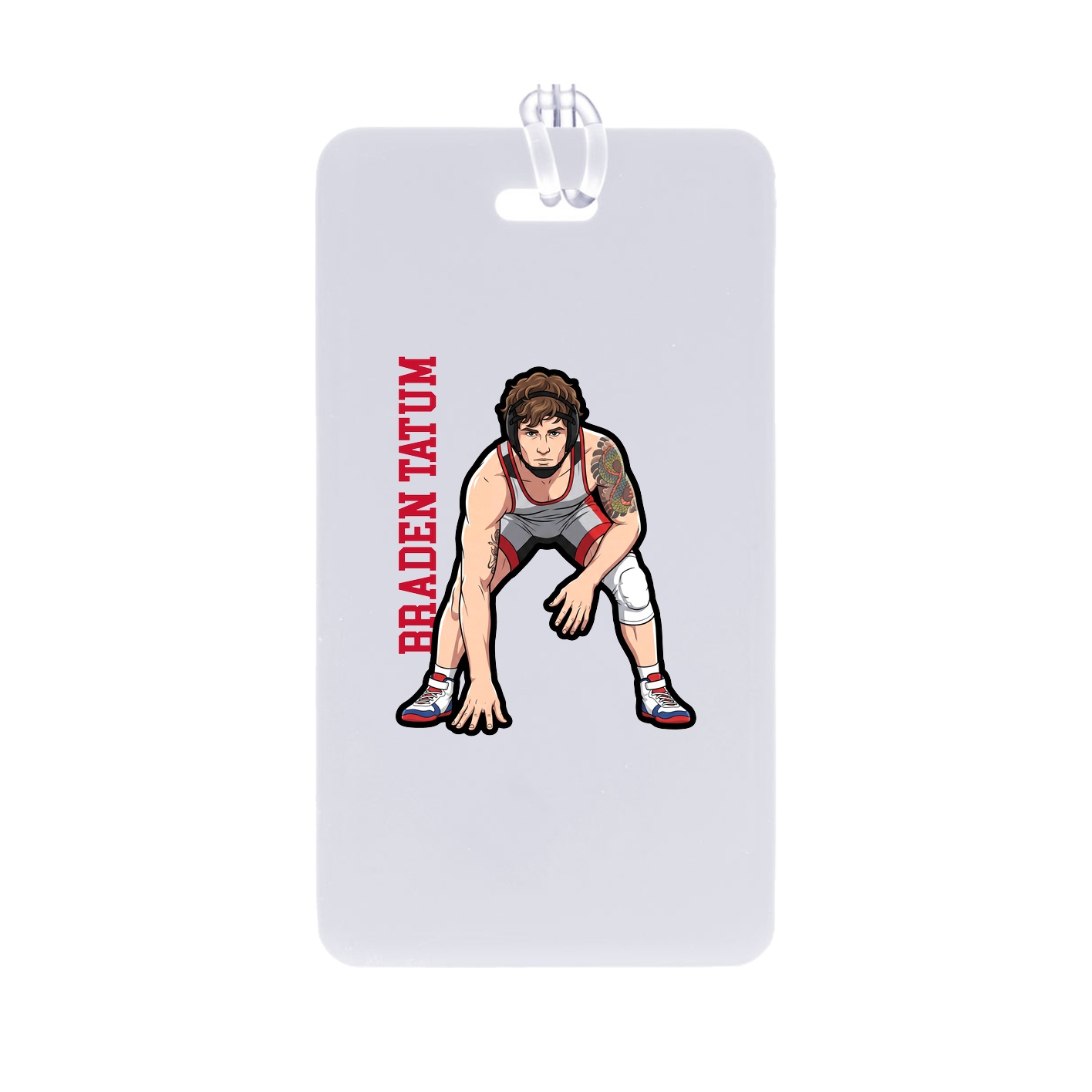 Bag Tag — Name Vertical in Classic