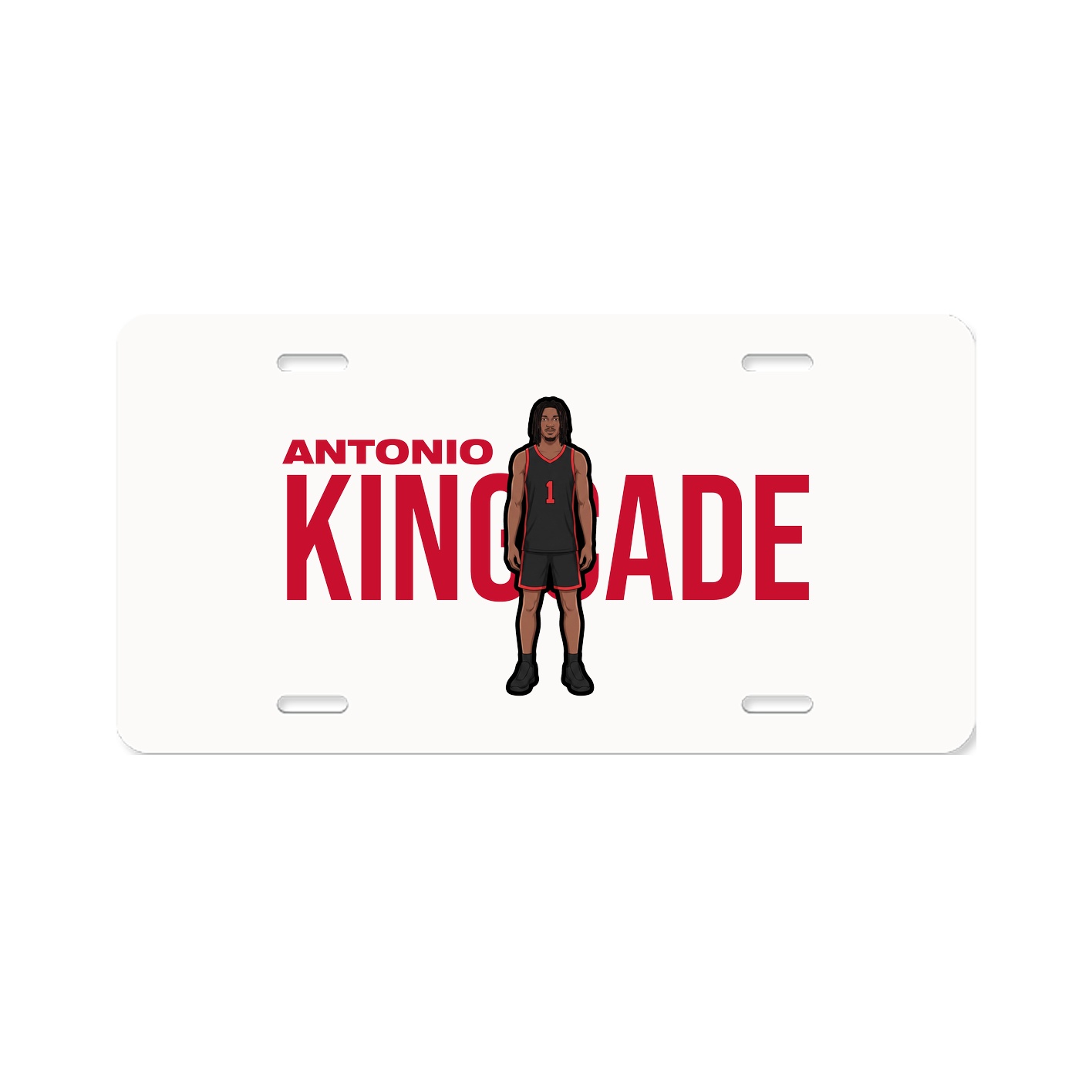 License Plate — Player Name in Classic