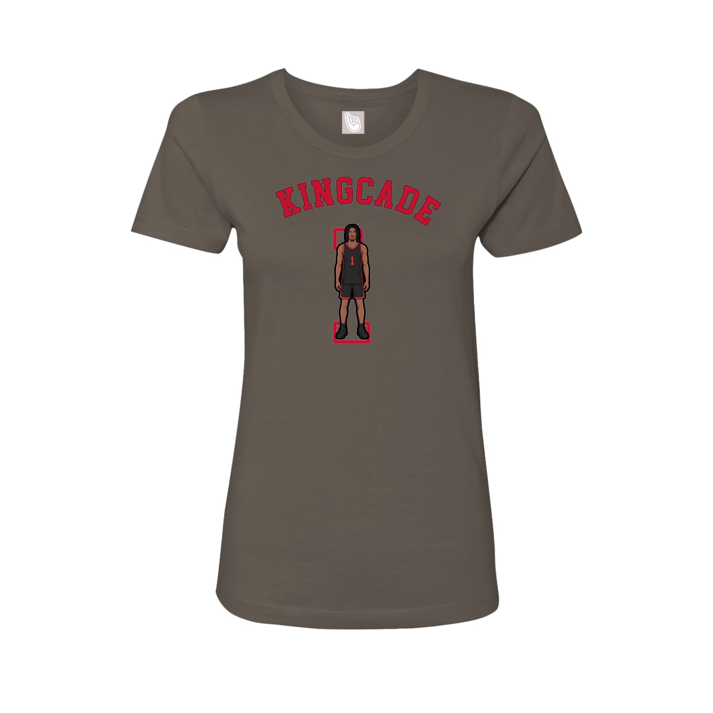 Fitted Women's Tee — Shirsey Arch in Grey