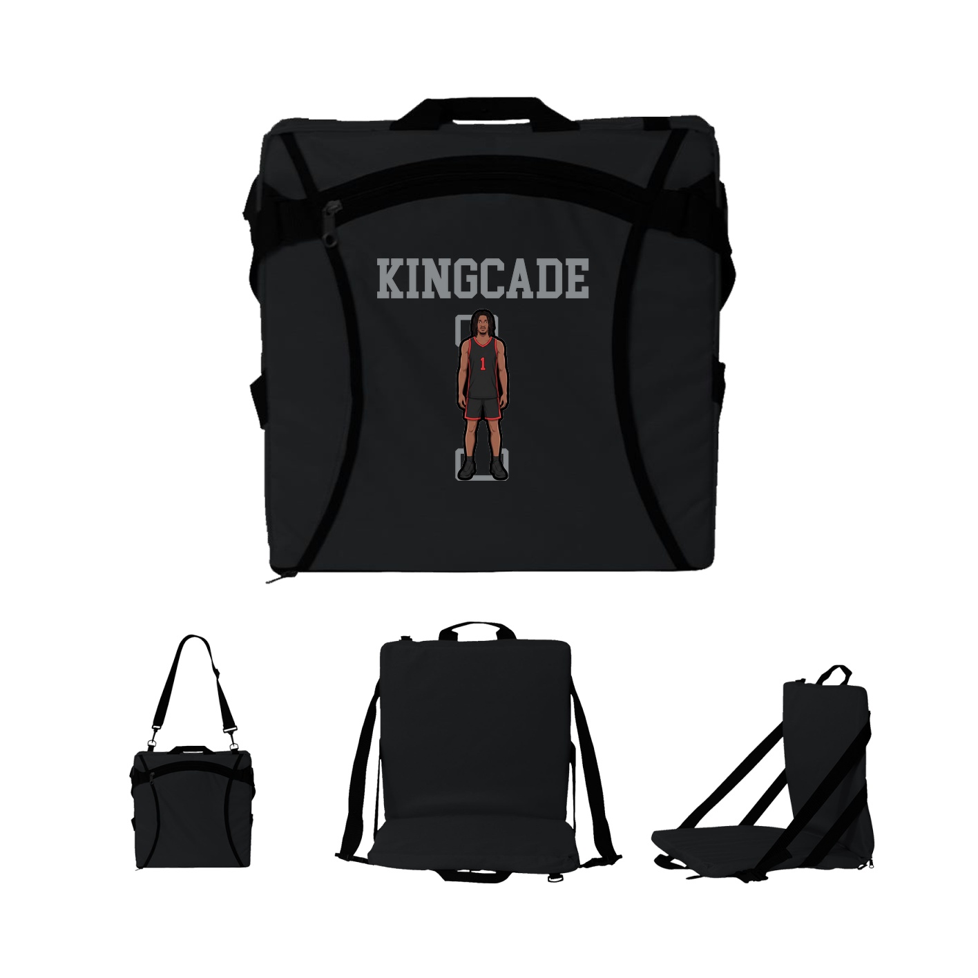 Folding Stadium Seat — Shirsey in Black