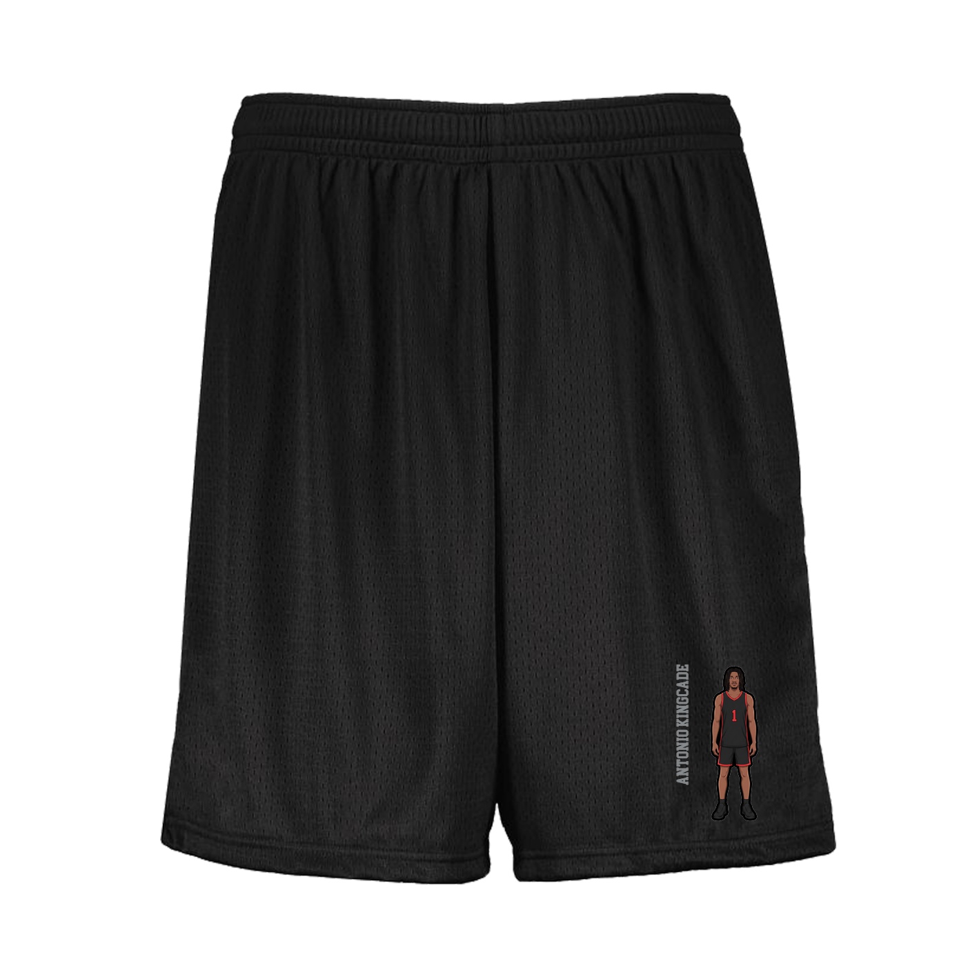 Shorts — Name Vertical in Black