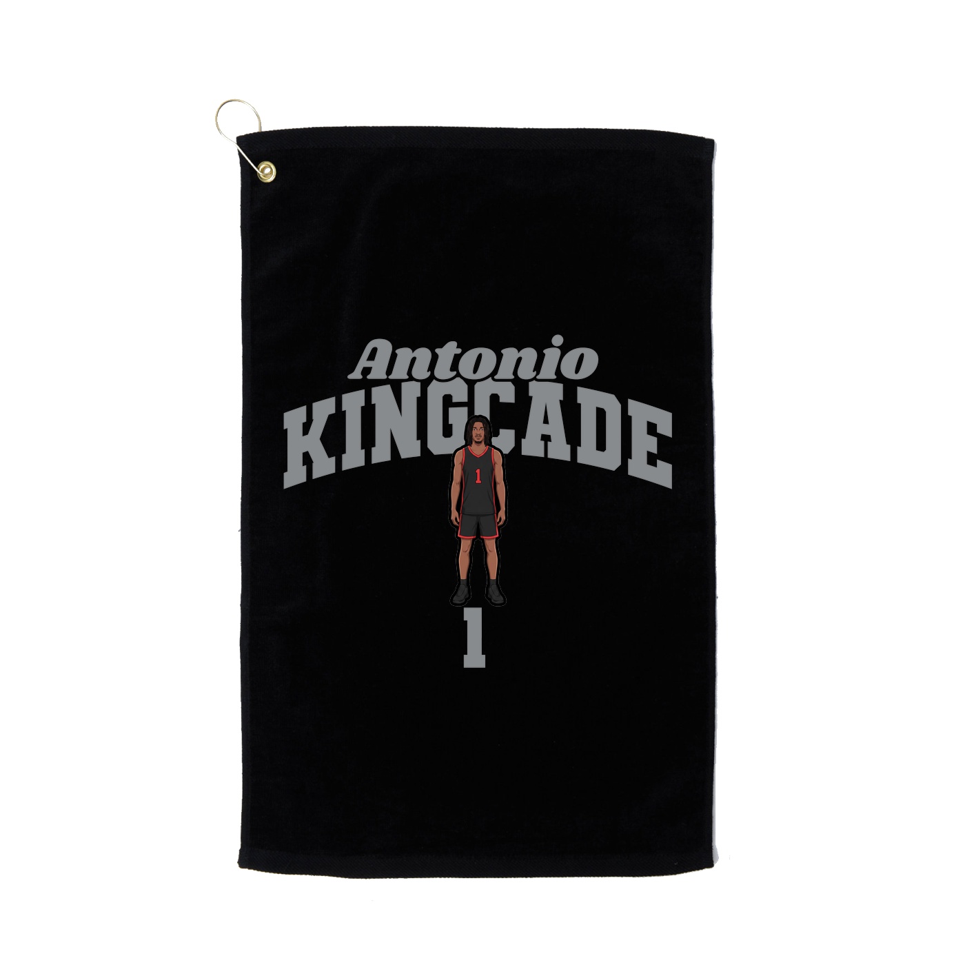 Golf Towel — Signature Arch in Black