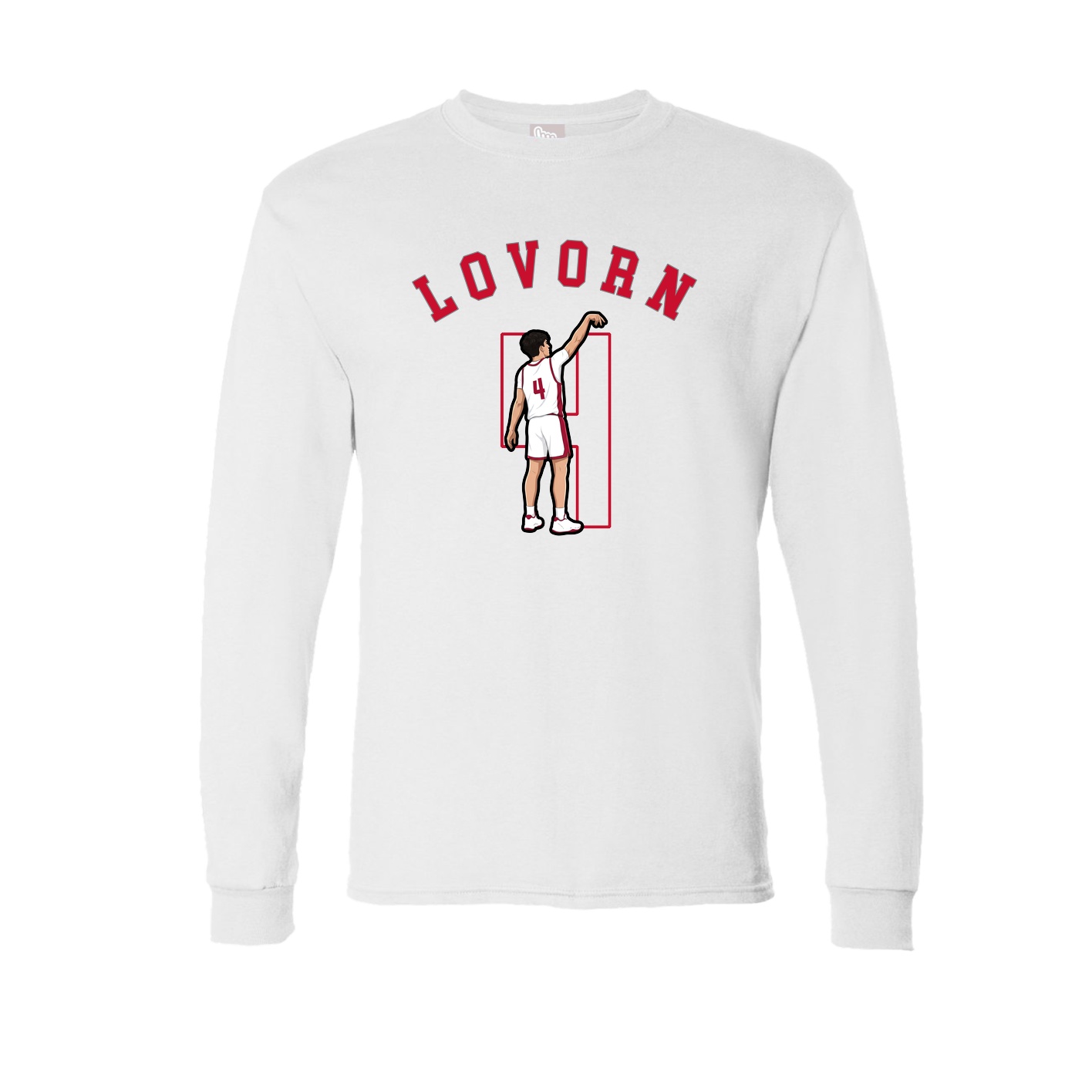 Long Sleeve Tee — Shirsey Arch in White