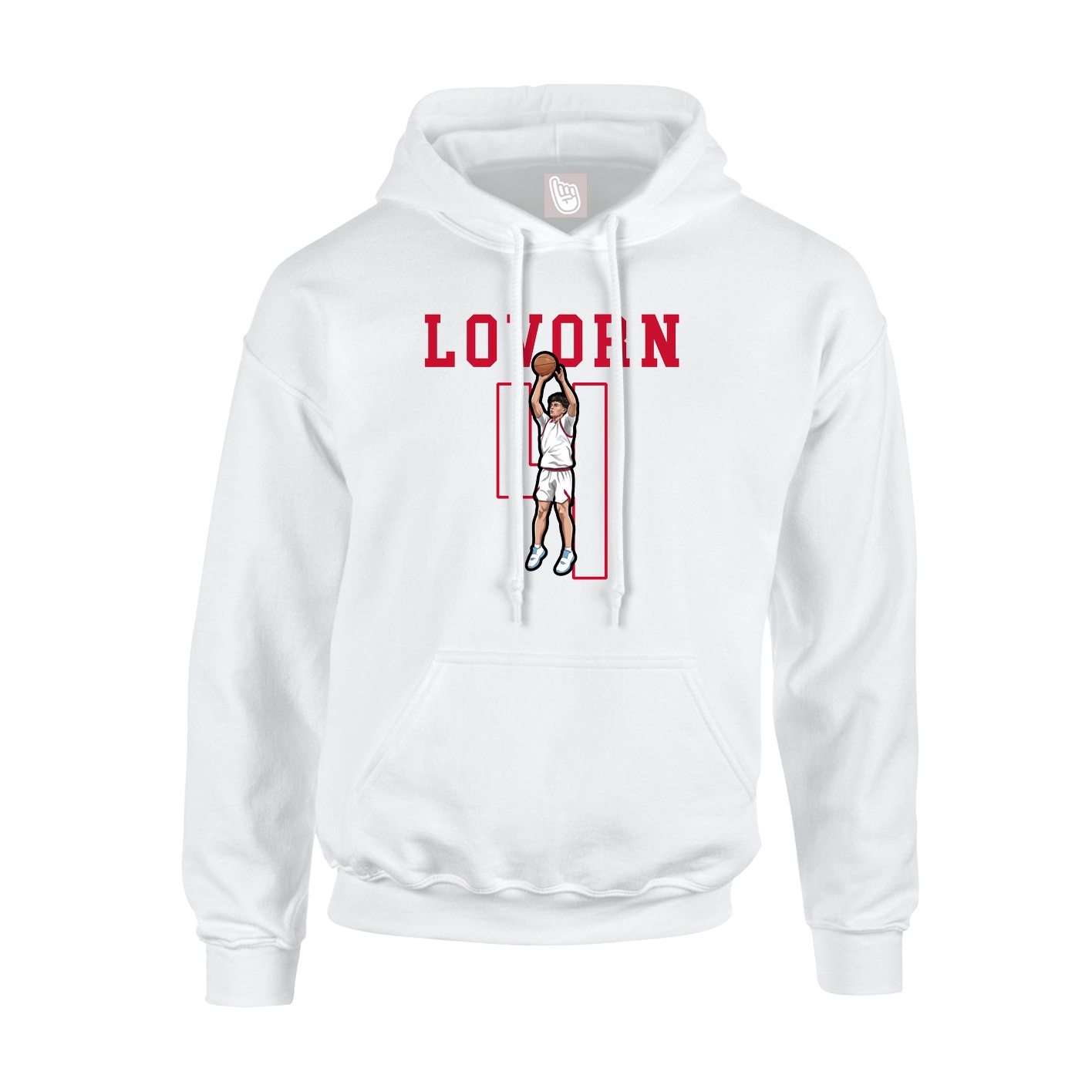 Hoodie — Shirsey in White