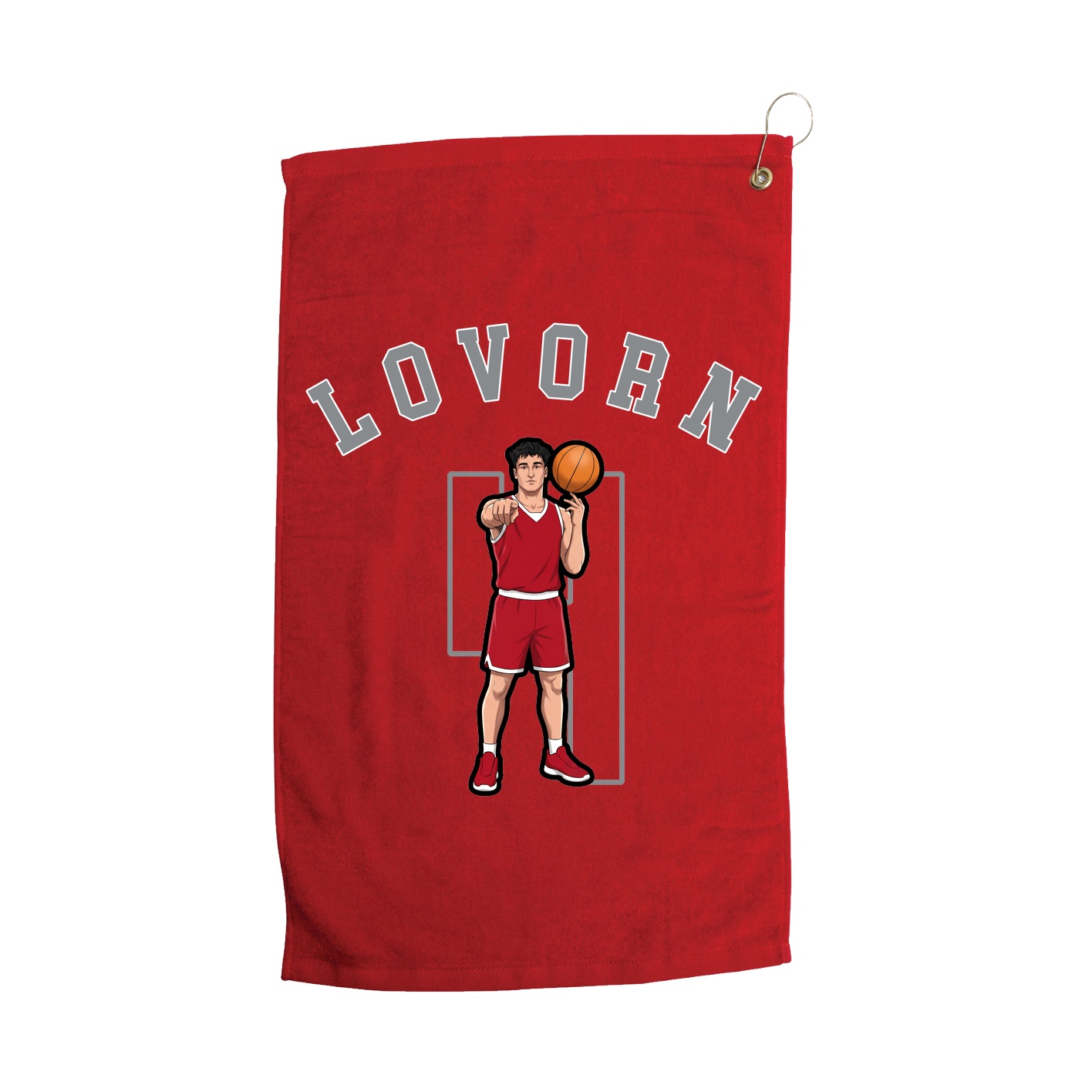 Golf Towel — Shirsey Arch in Red