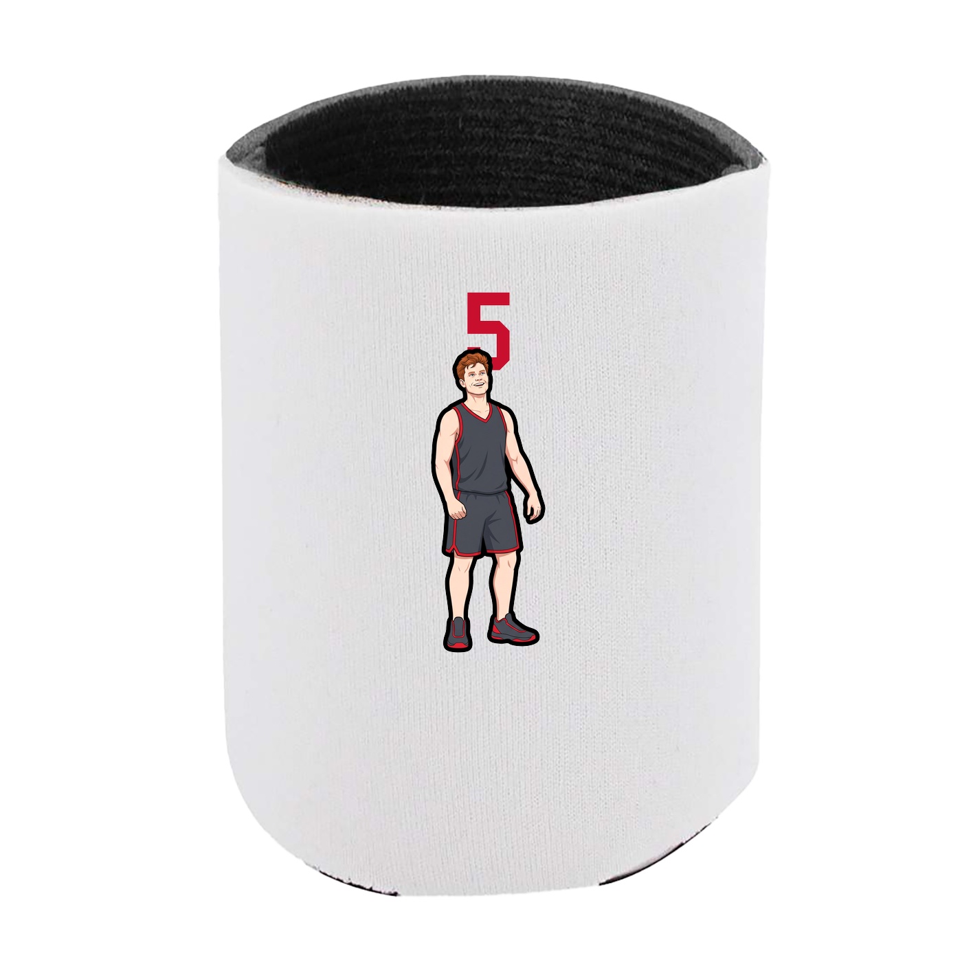 Can Holder — Number Top in White