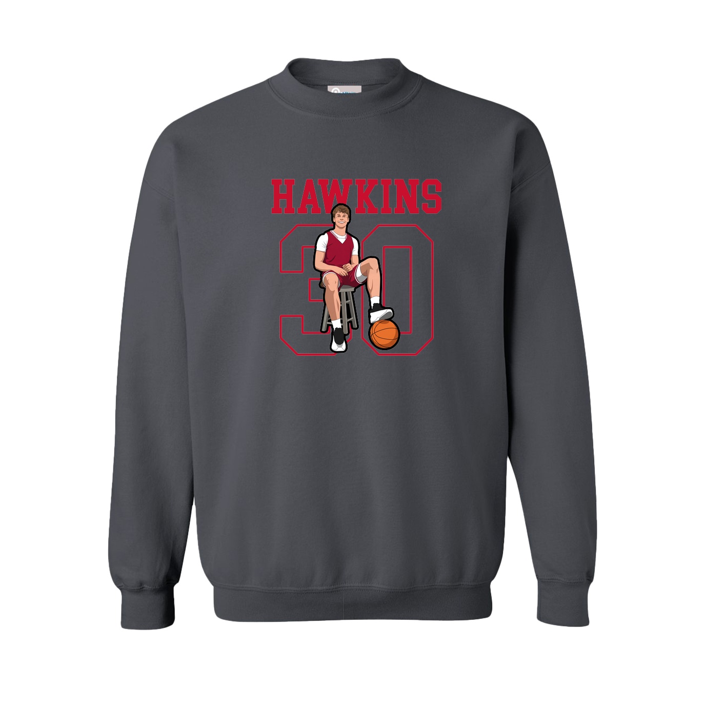 Fleece Crew — Shirsey in Grey