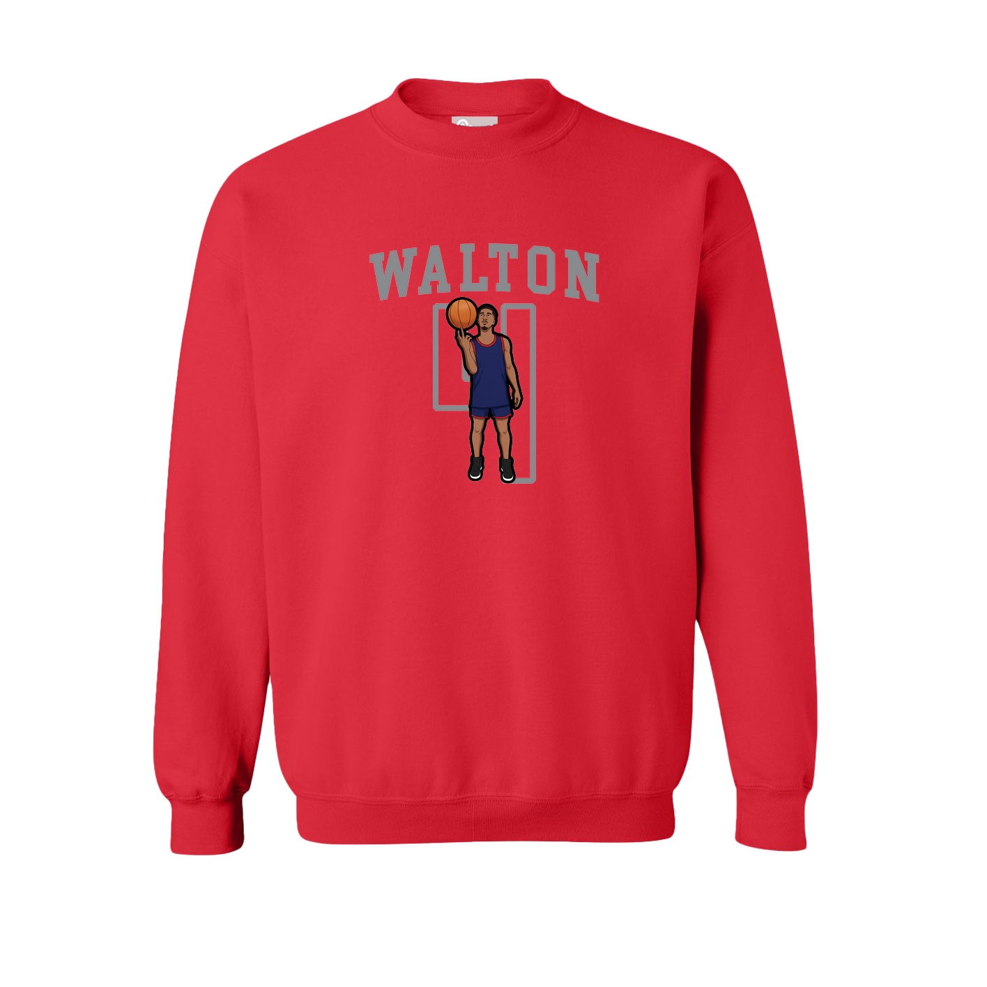 Fleece Crew — Shirsey in Red