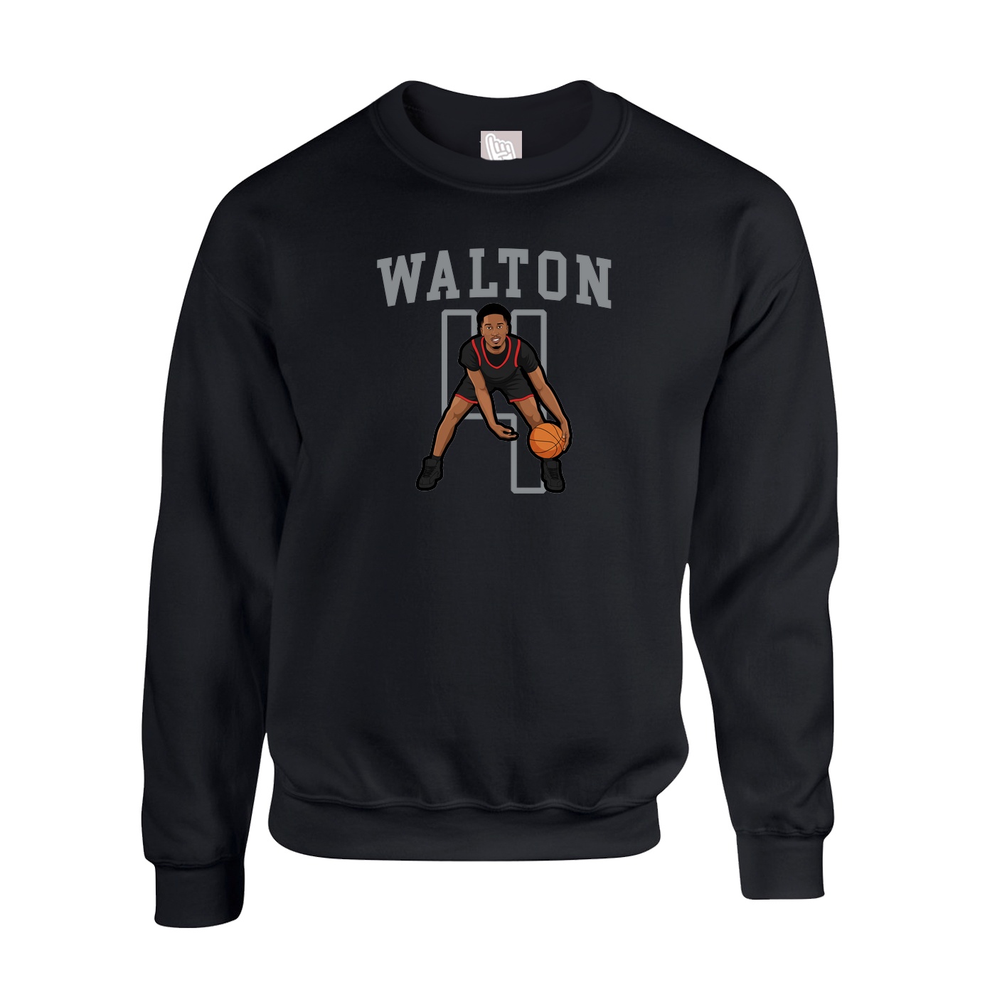 Fleece Crew — Shirsey in Black