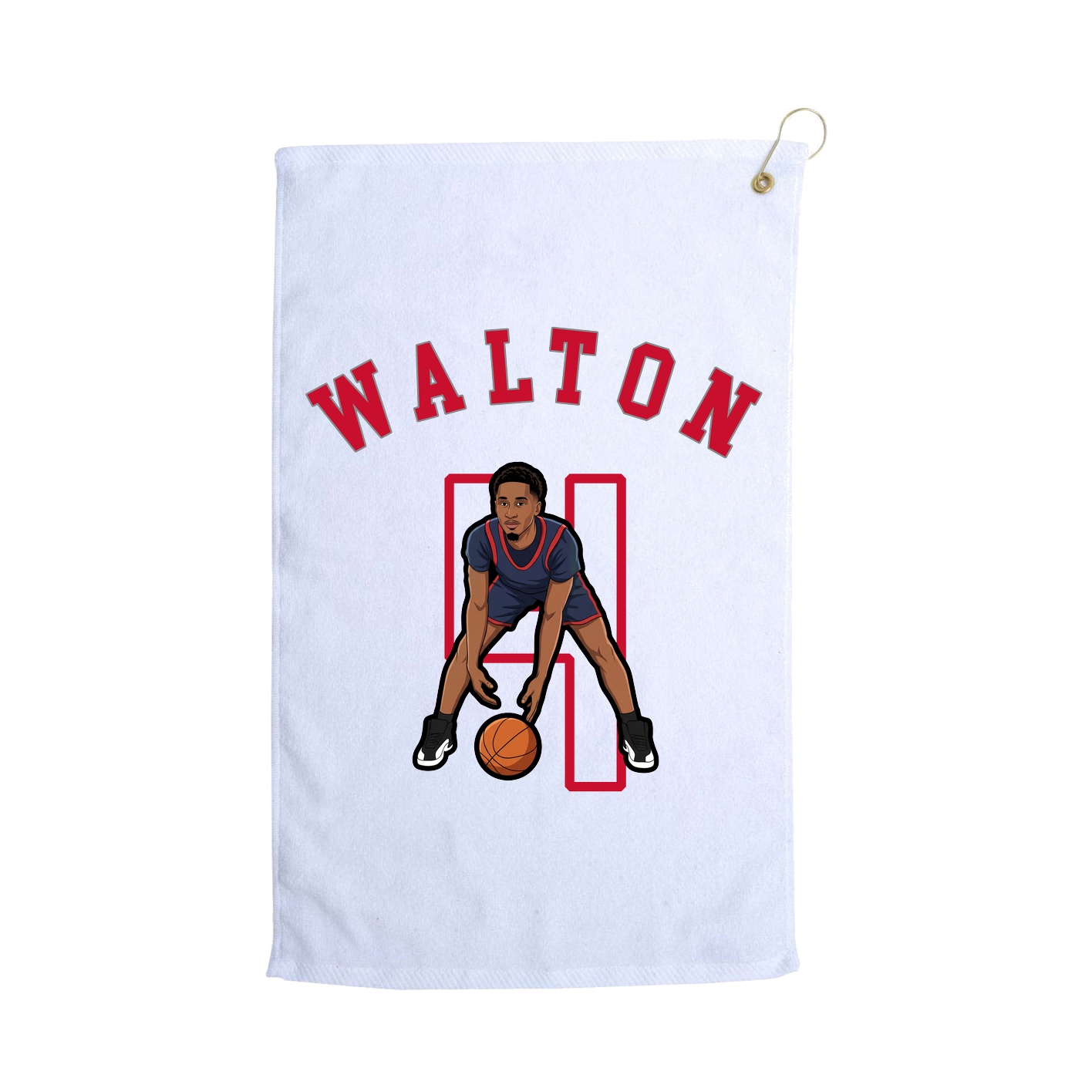 Golf Towel — Shirsey Arch in White