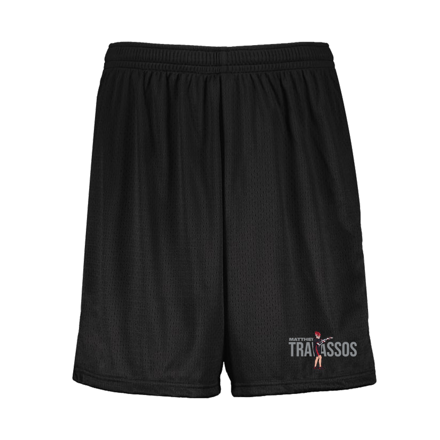 Shorts — Player Name in Black