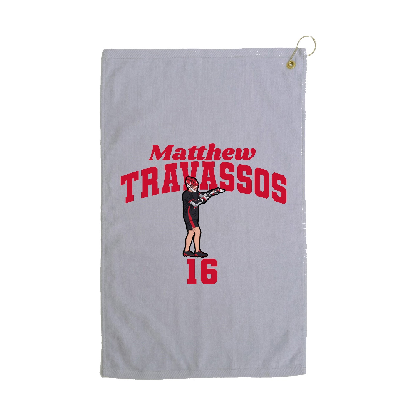 Golf Towel — Signature Arch in Grey