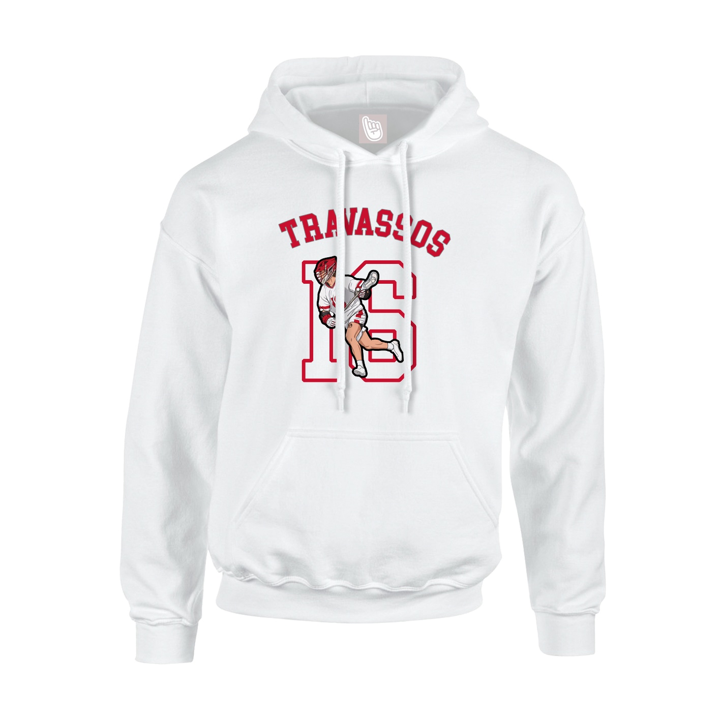 Hoodie — Shirsey Arch in White