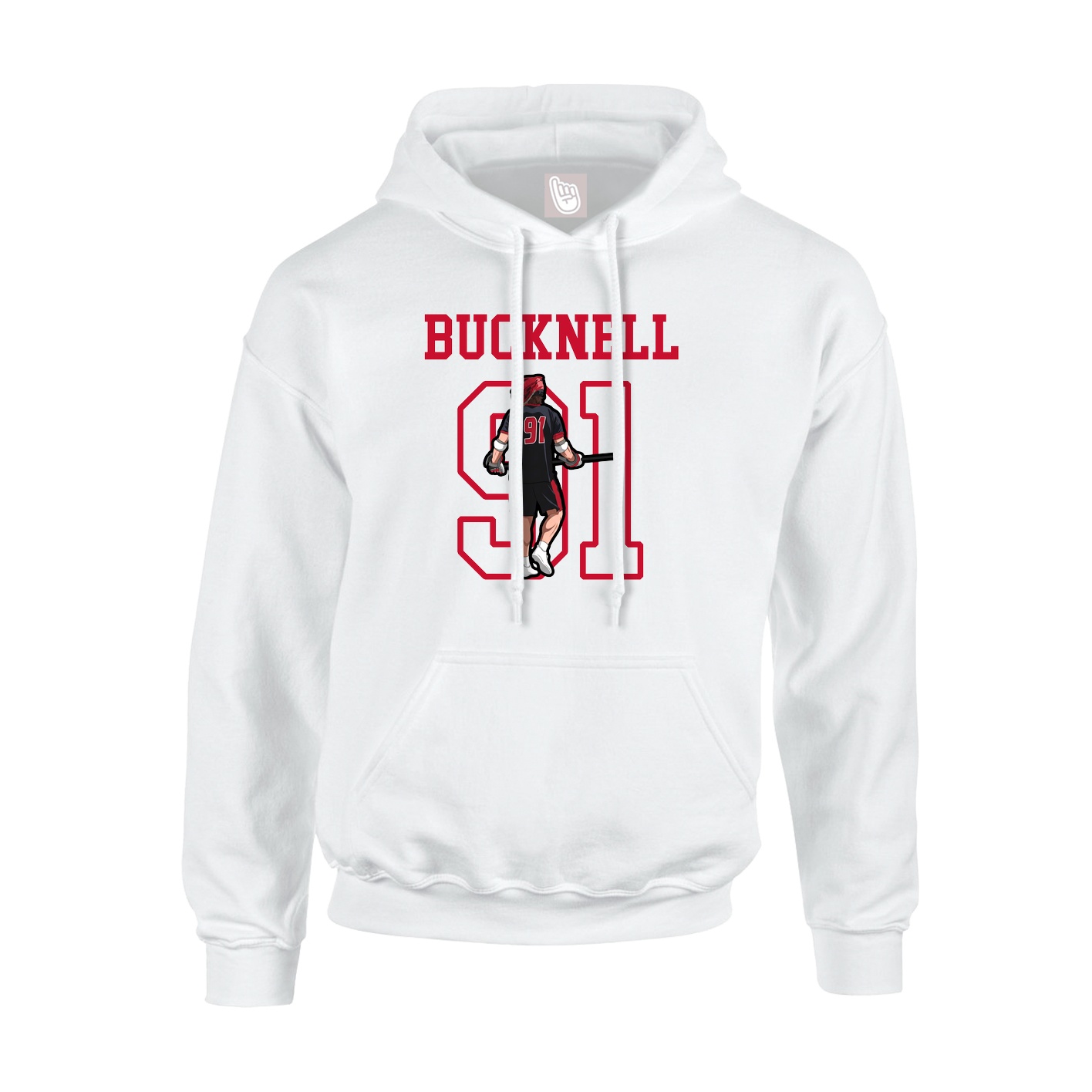 Hoodie — Shirsey in White