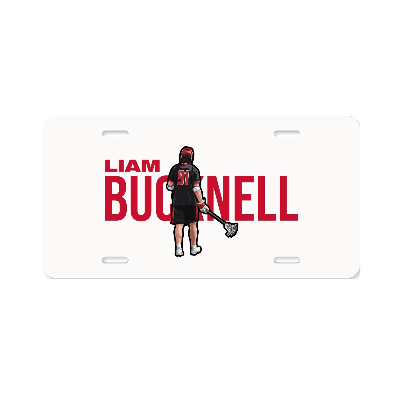 License Plate — Player Name in Classic