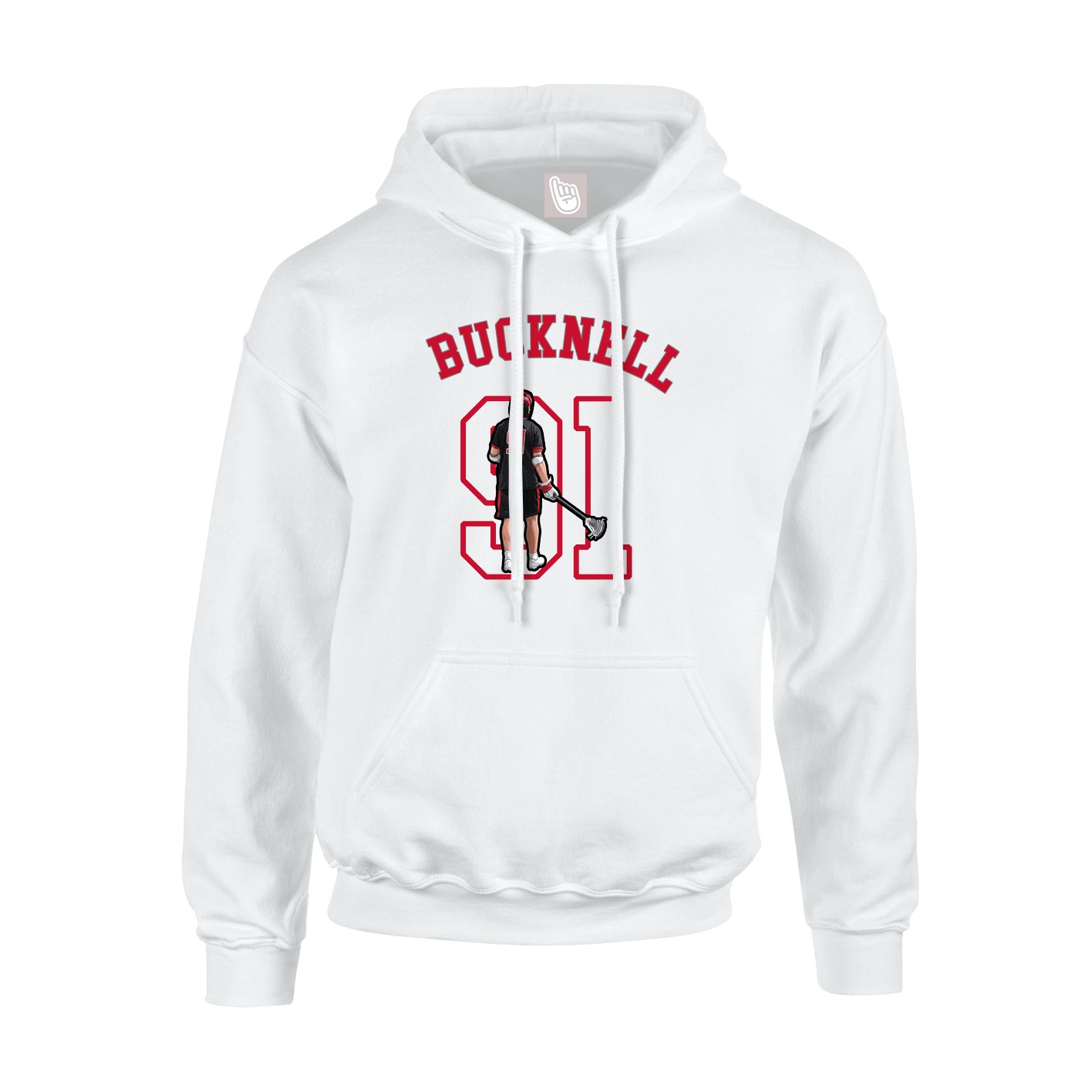 Hoodie — Shirsey Arch in White