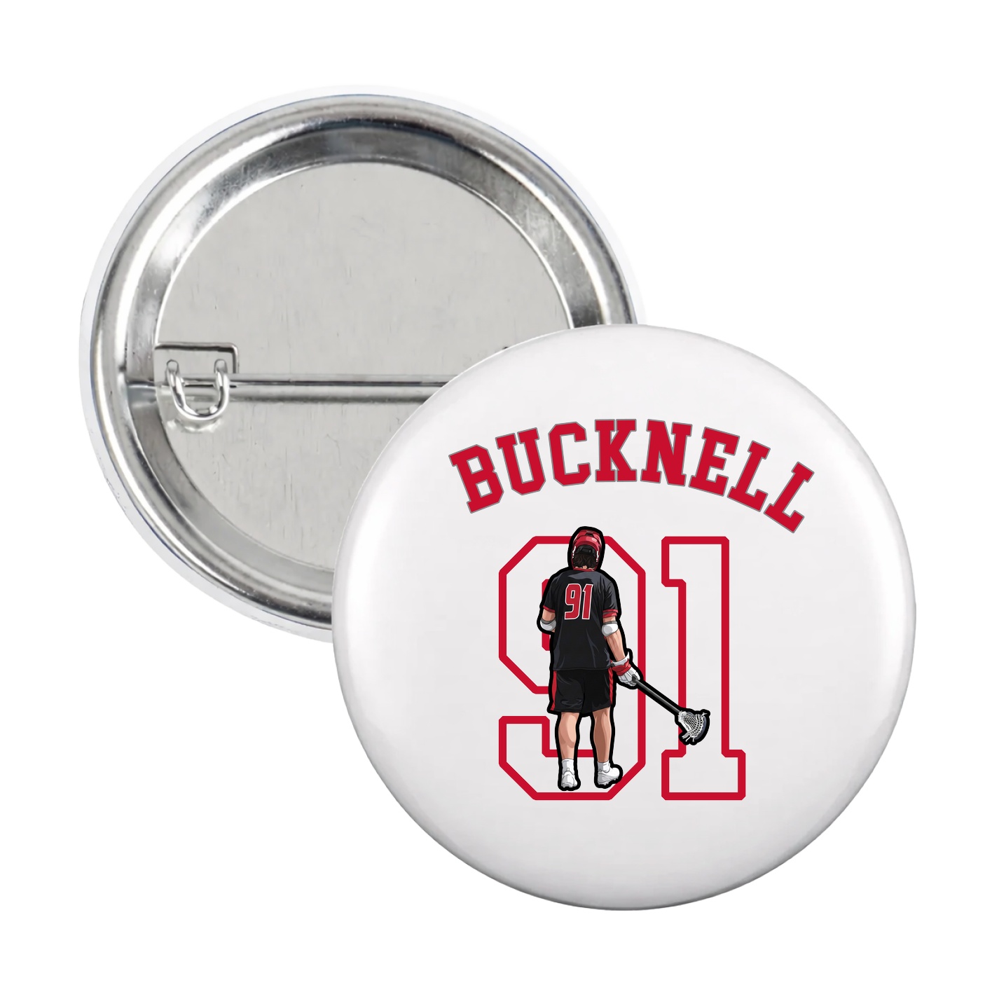 Game Day Button — Shirsey Arch in White
