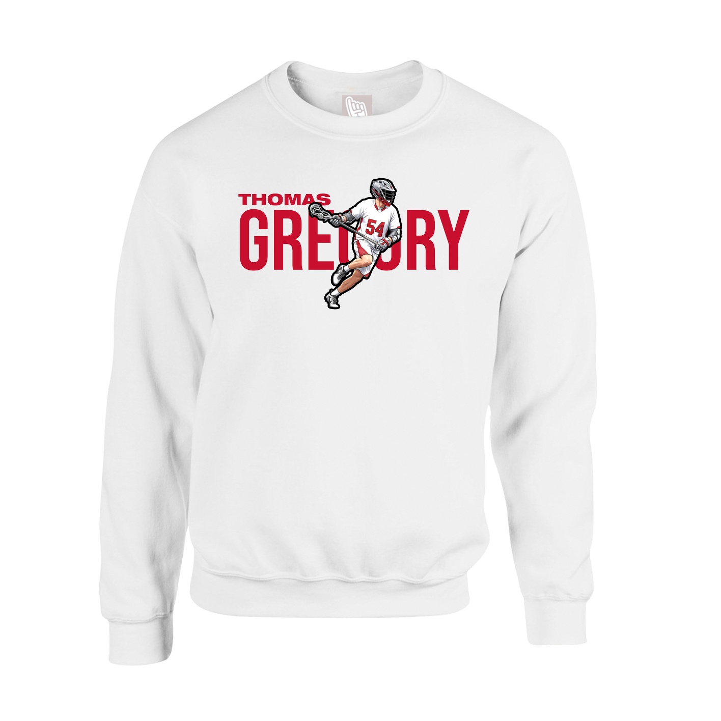 Fleece Crew — Player Name in White