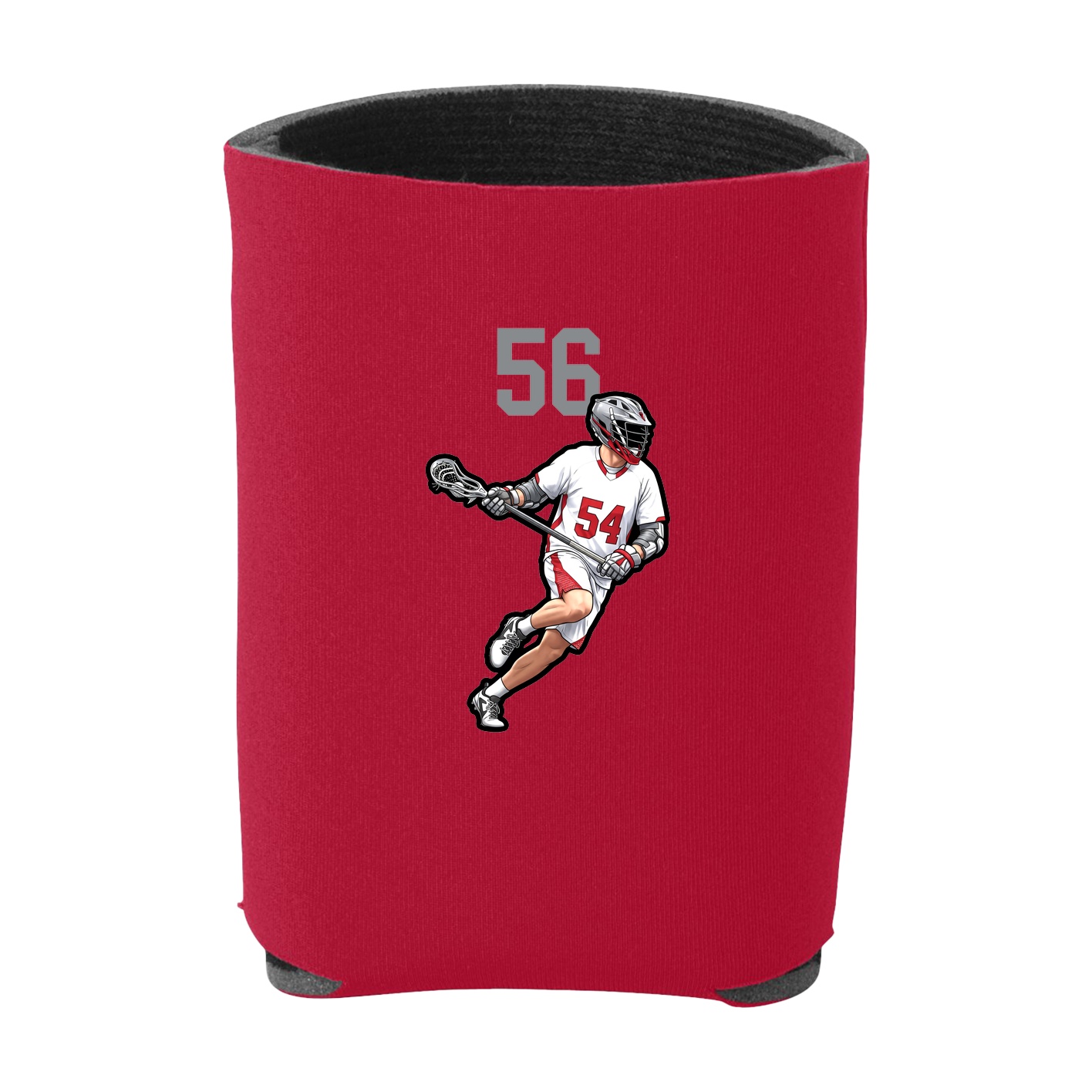 Can Holder — Number Top in Red