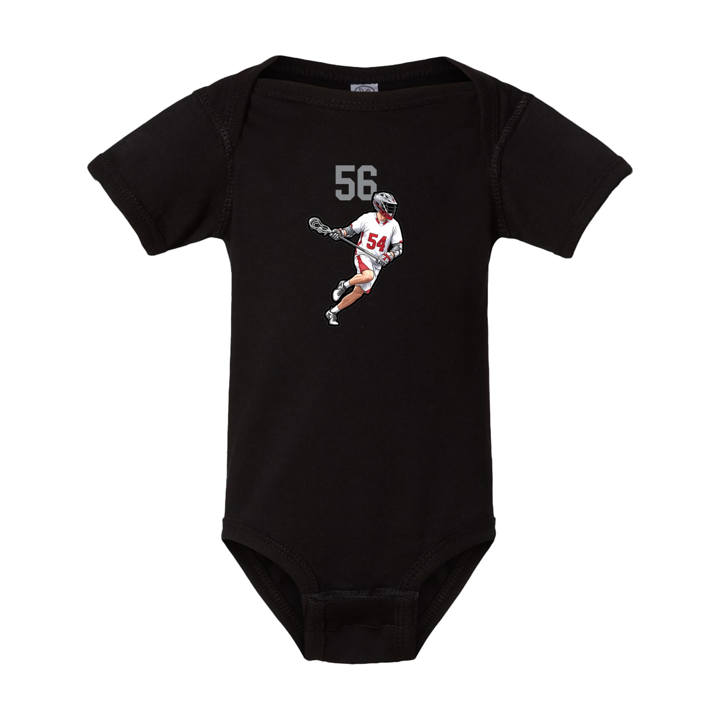 Baby Onesie — Number Top in Black