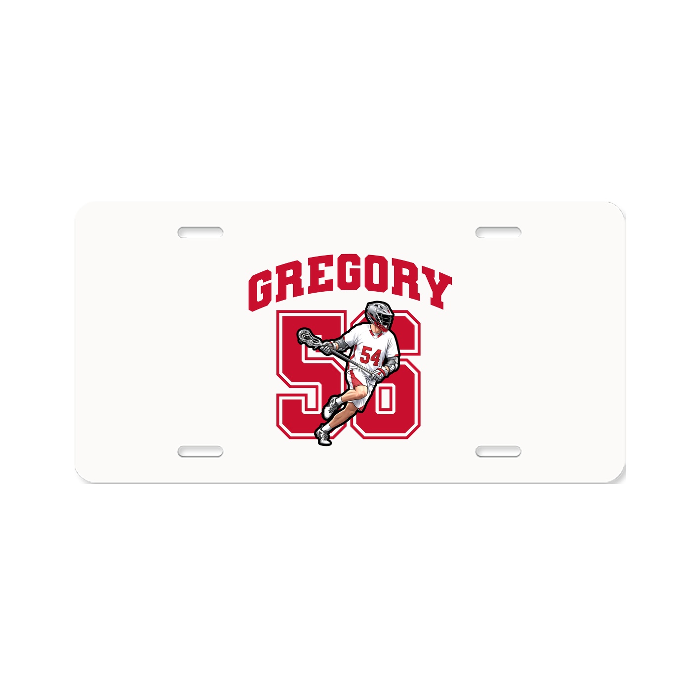 License Plate — Number in Classic