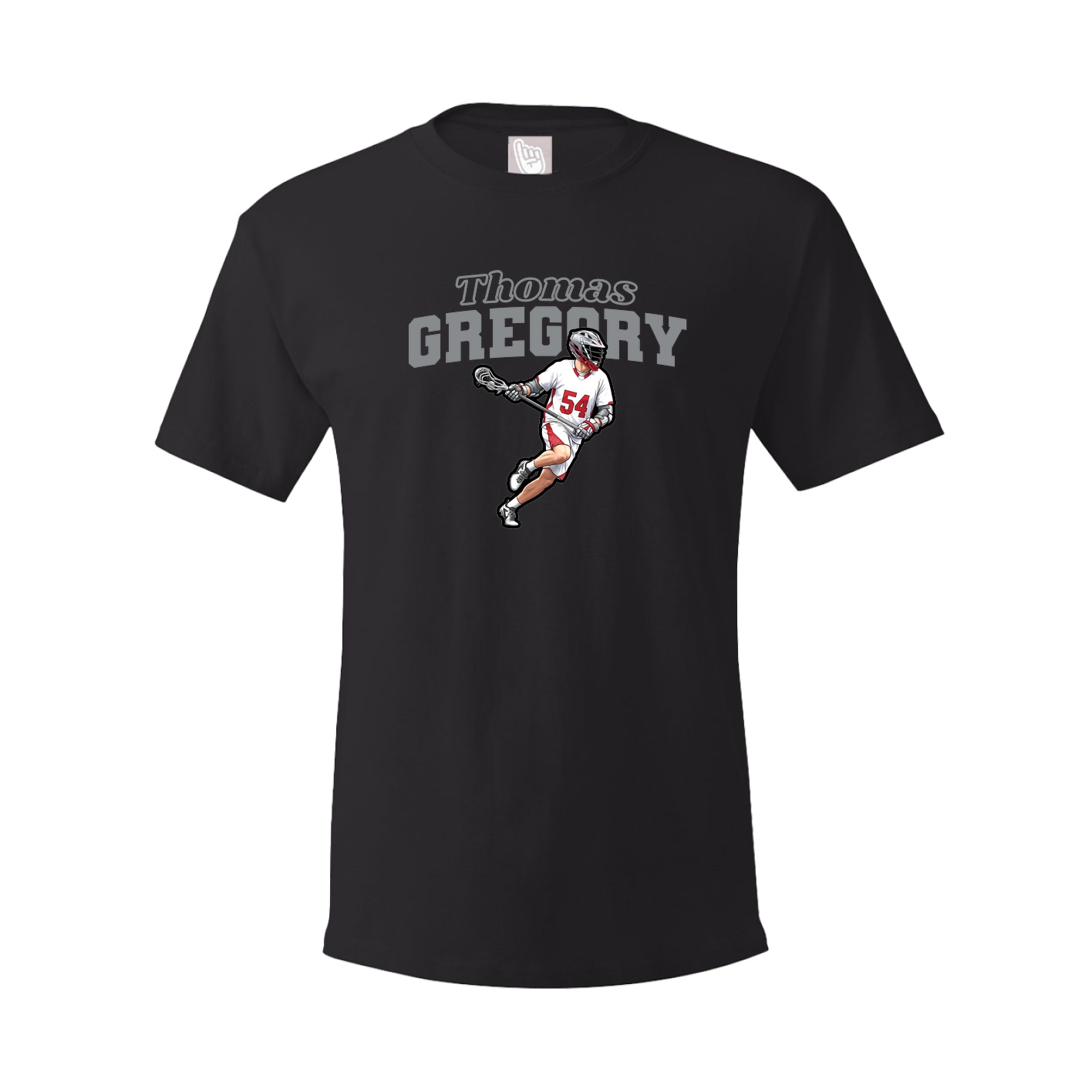 Youth Tee — Name Arch in Black