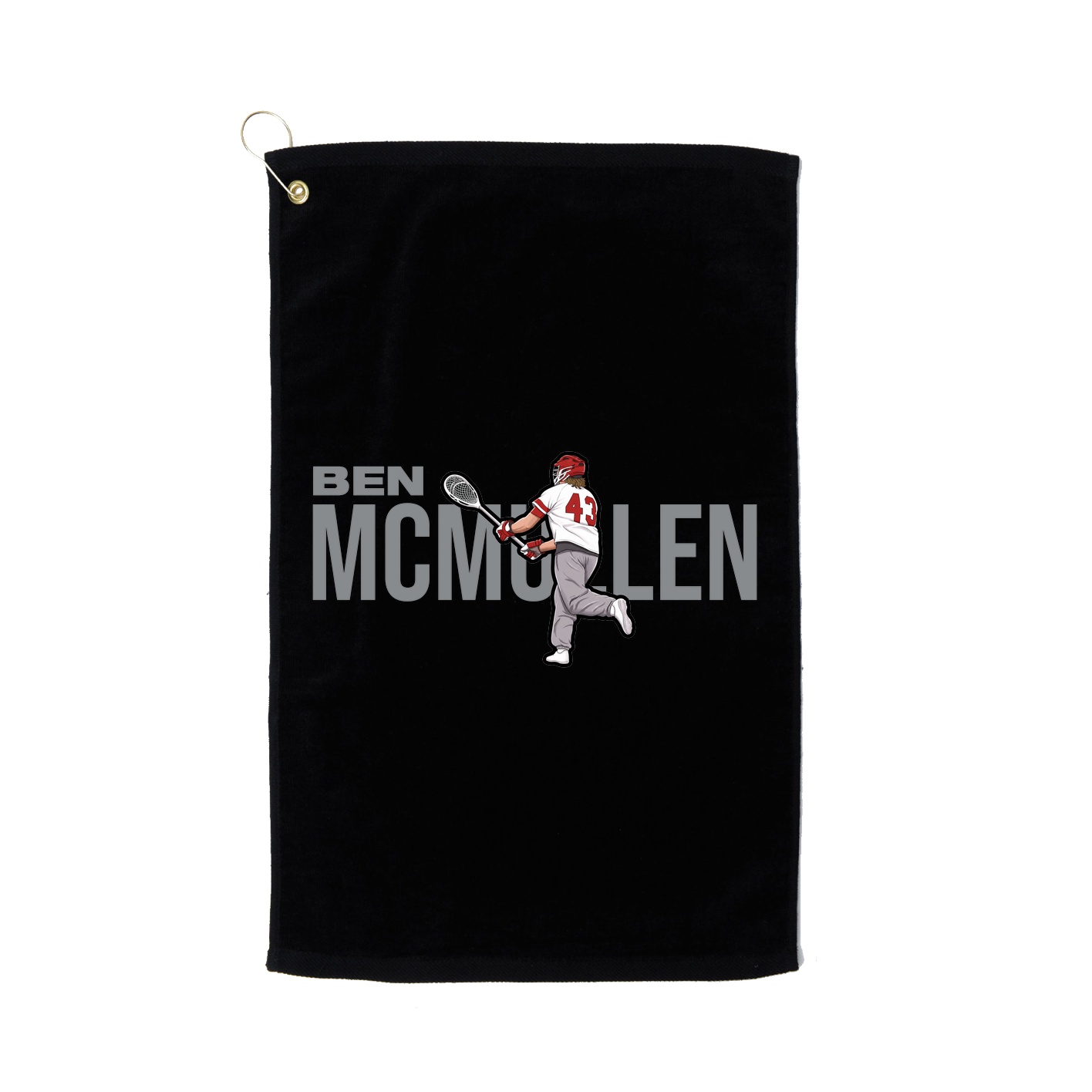 Golf Towel — Player Name in Black