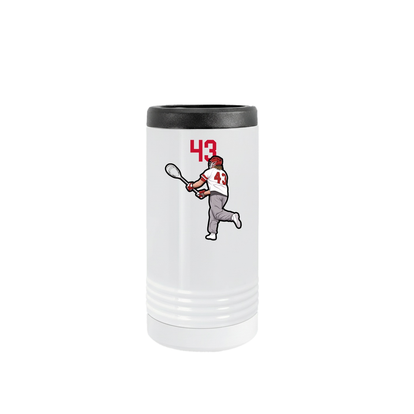 Slim Beverage Holder — Number Top in White