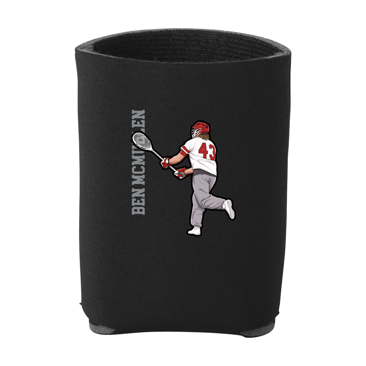 Can Holder — Name Vertical in Black