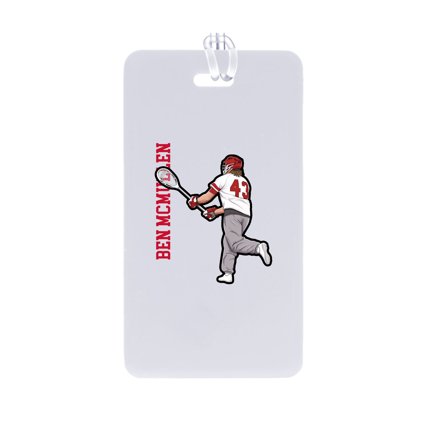 Bag Tag — Name Vertical in Classic