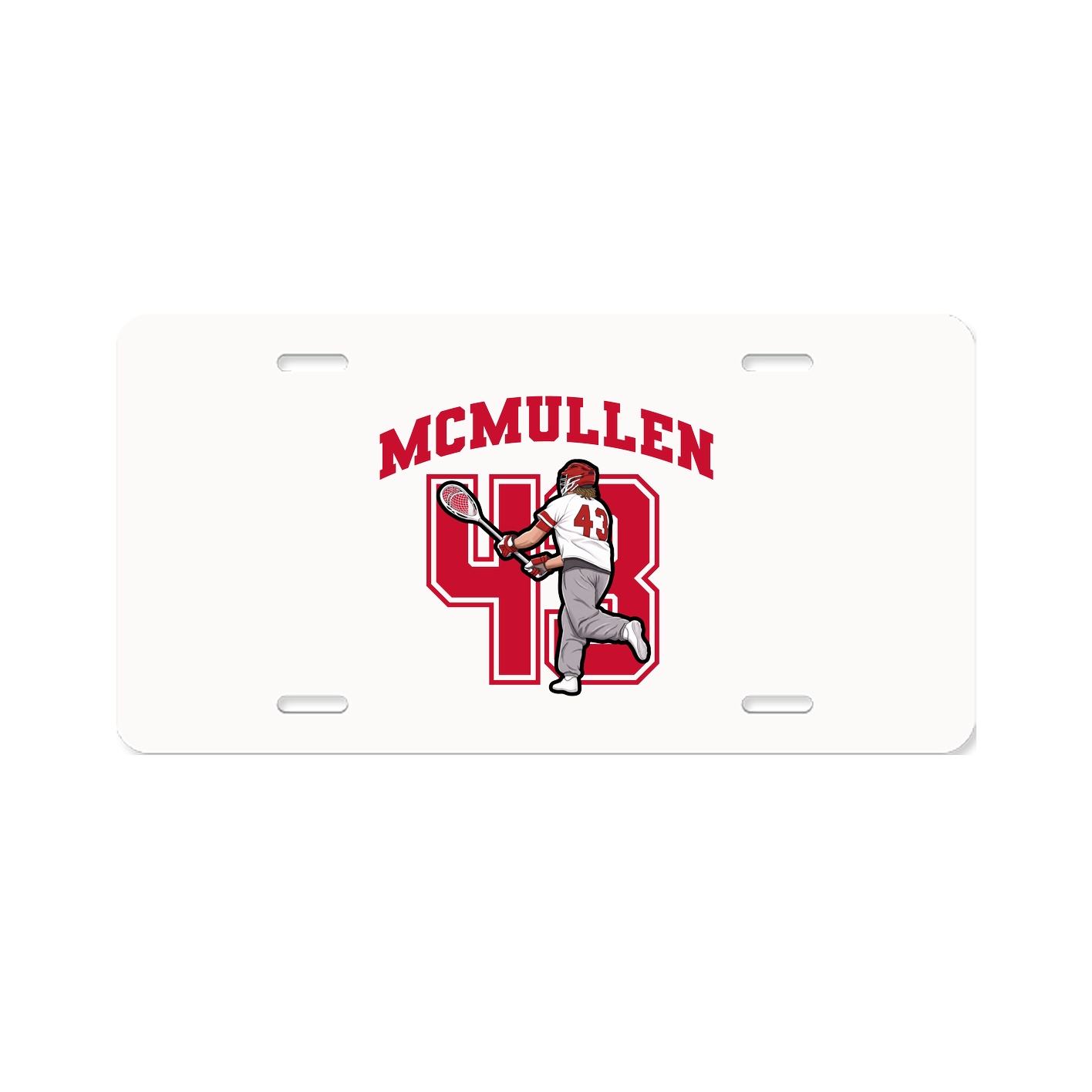 License Plate — Number in Classic