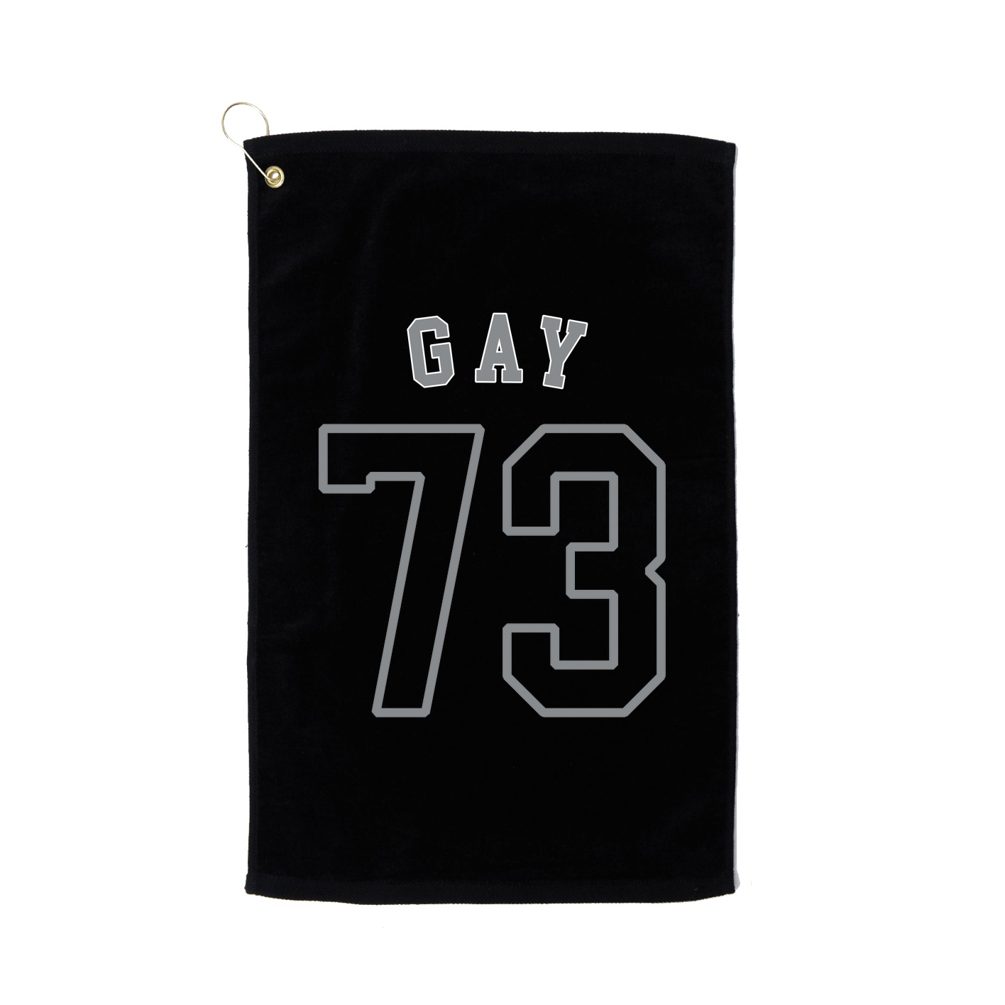Golf Towel — Shirsey Arch in Black