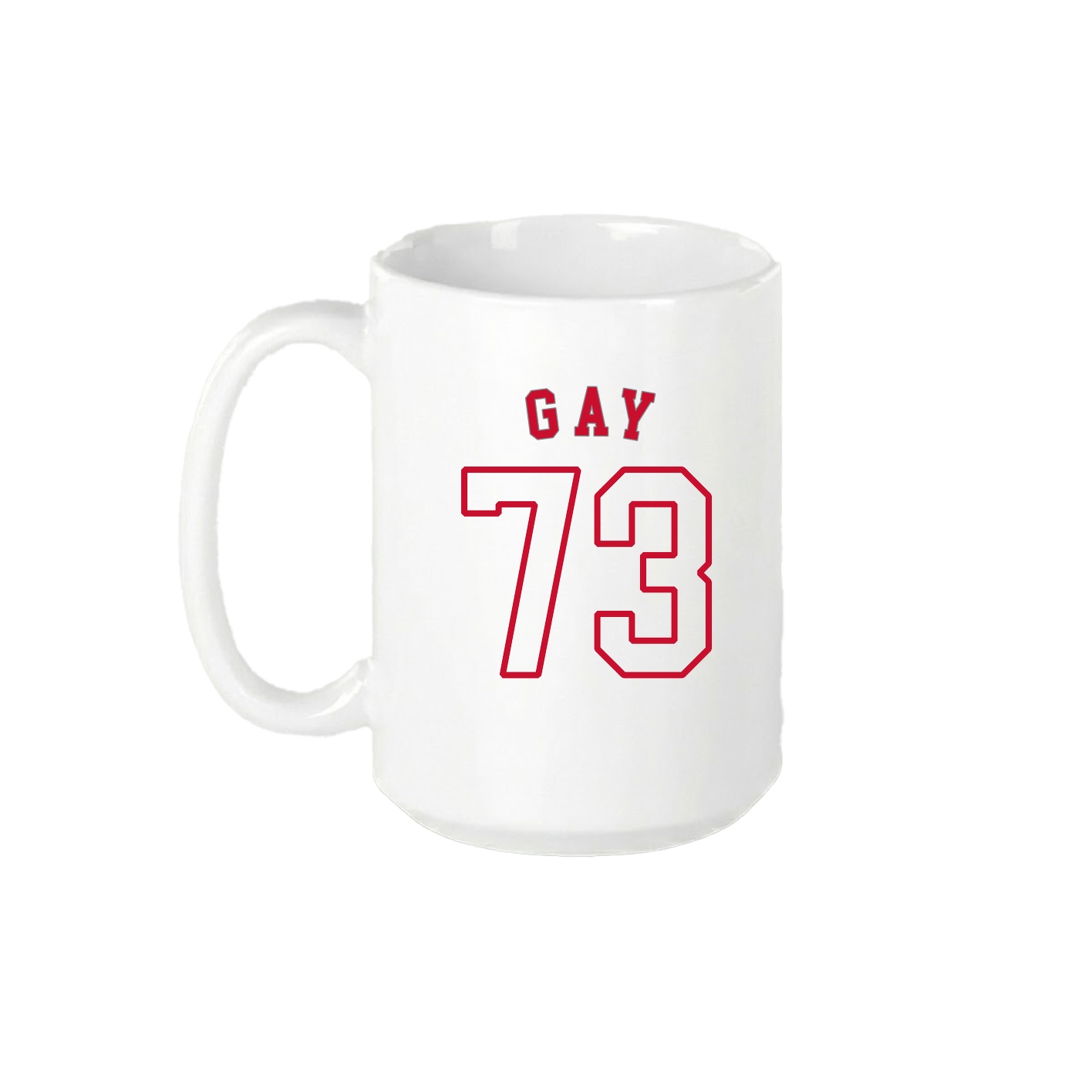 15oz Coffee Mug — Shirsey Arch in White