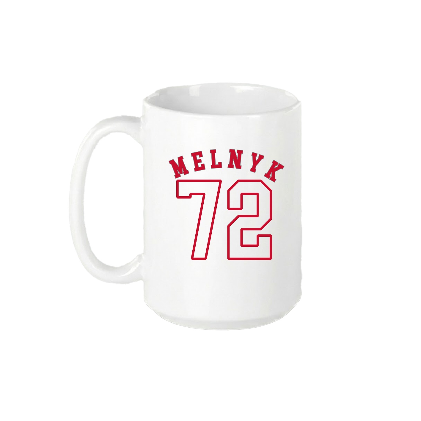 15oz Coffee Mug — Shirsey Arch in White