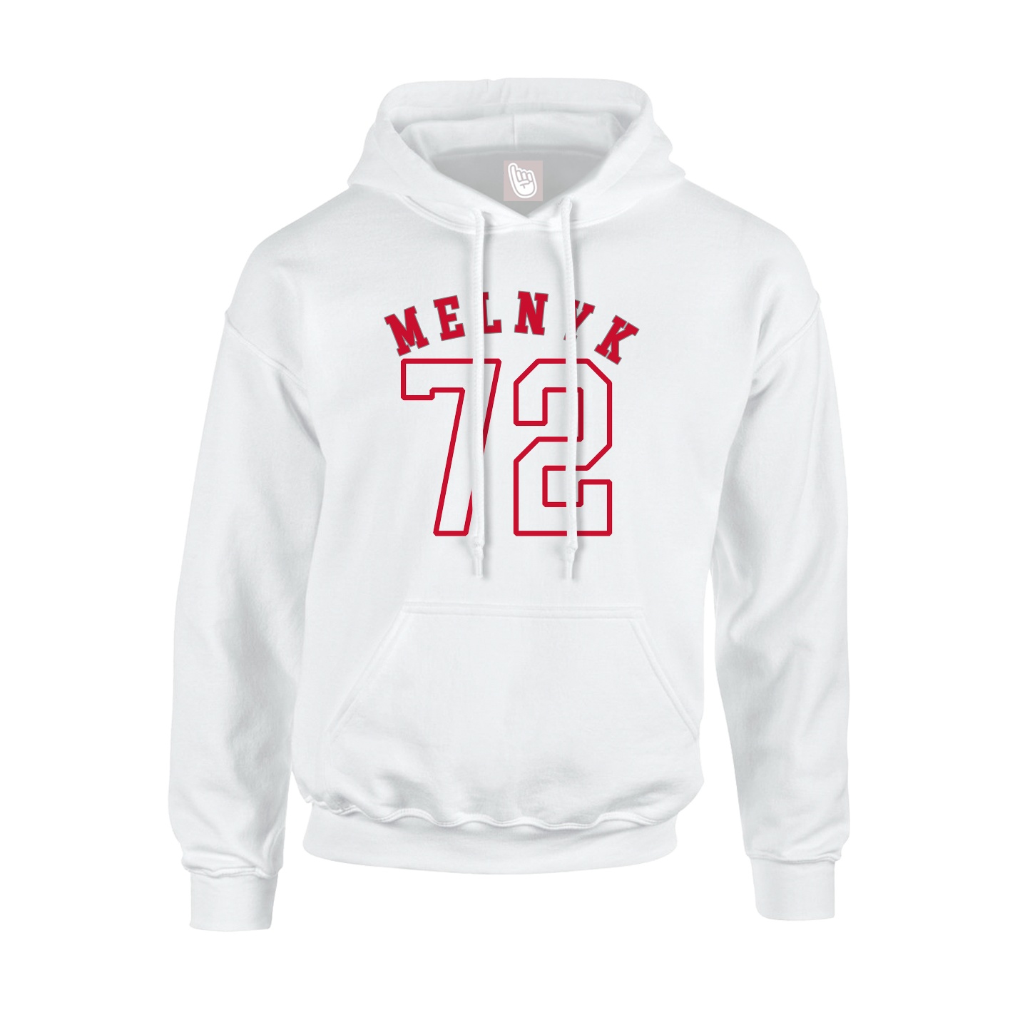 Hoodie — Shirsey Arch in White