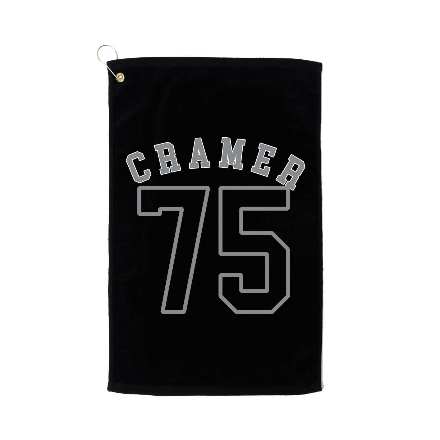 Golf Towel — Shirsey Arch in Black